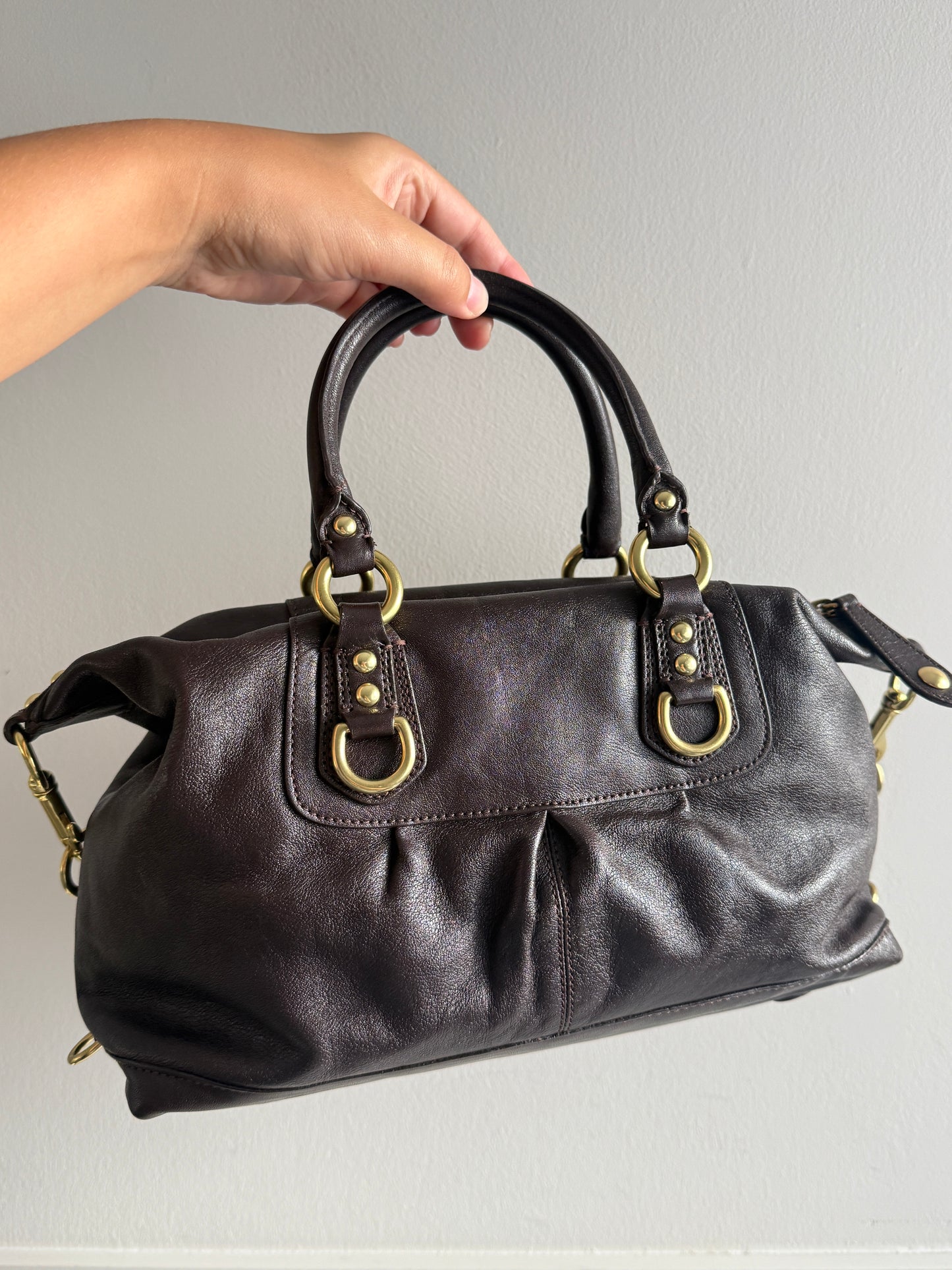 Super Rare Coach Ashley Leather Satchel