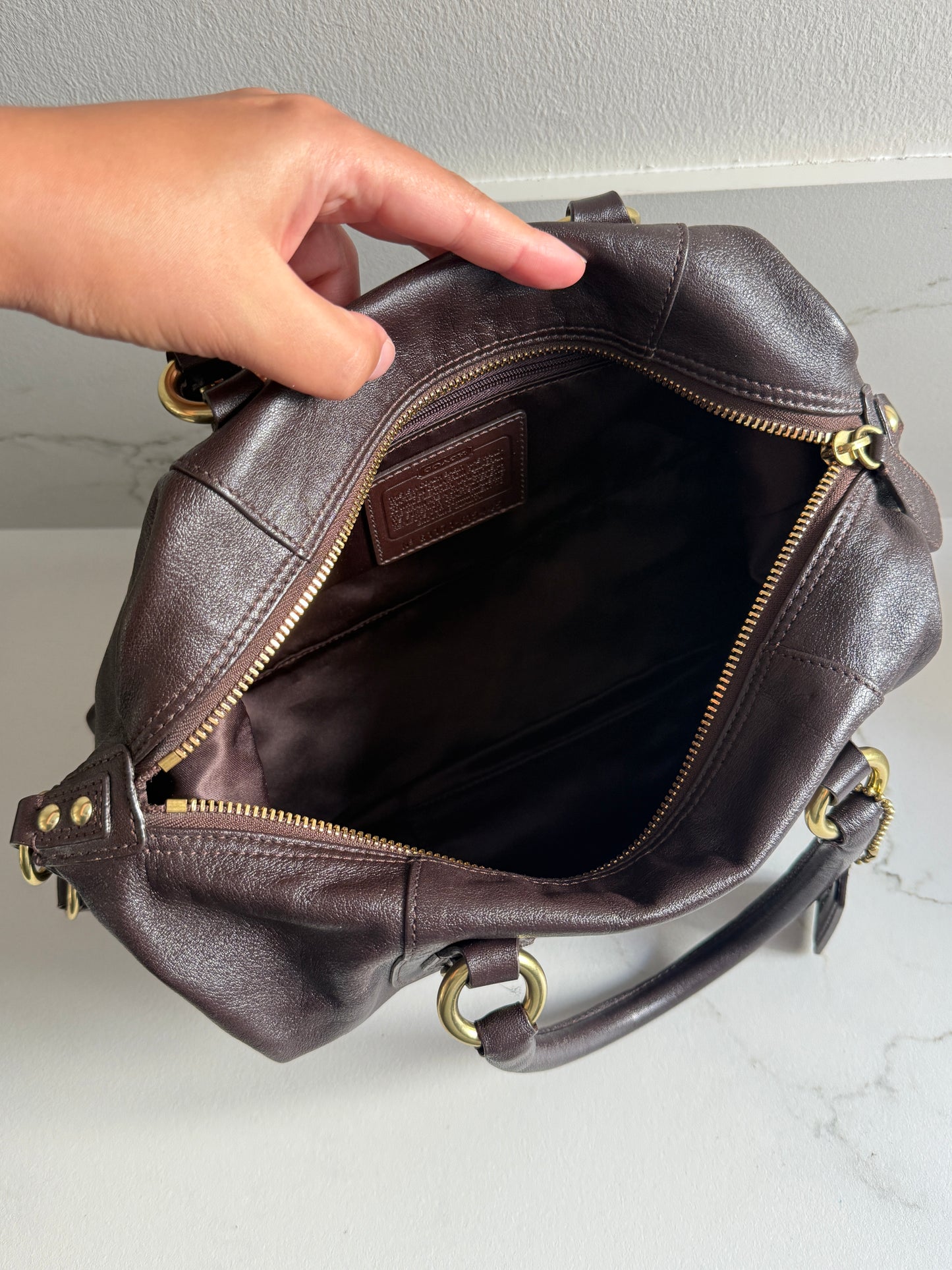 Super Rare Coach Ashley Leather Satchel