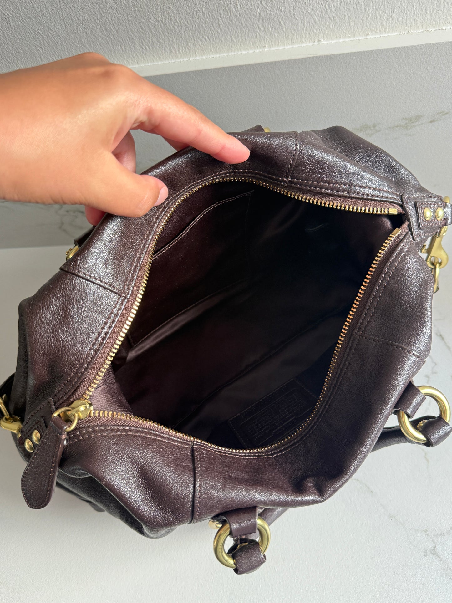 Super Rare Coach Ashley Leather Satchel