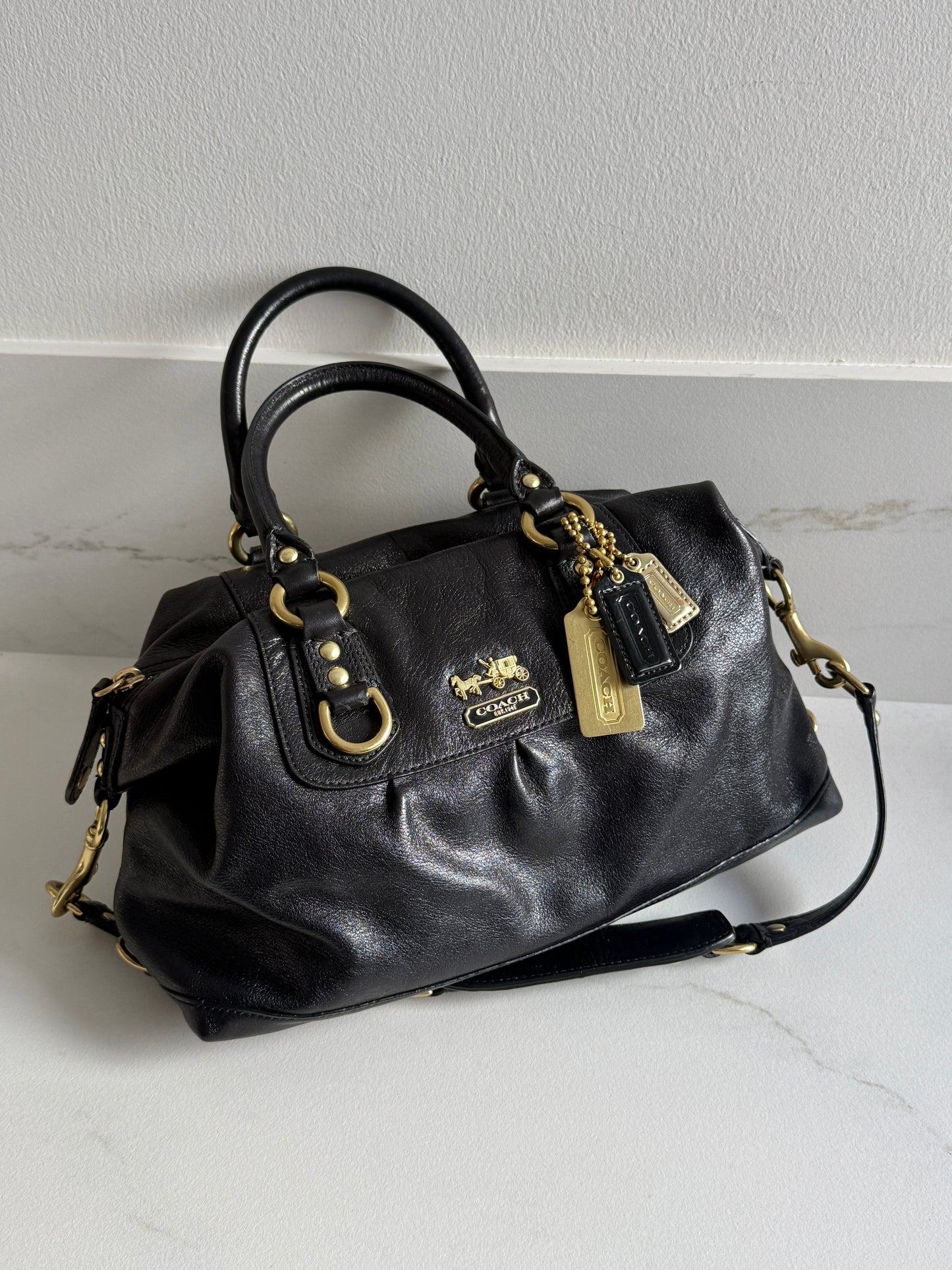 Super Rare Coach Madison Sabrina Leather Satchel