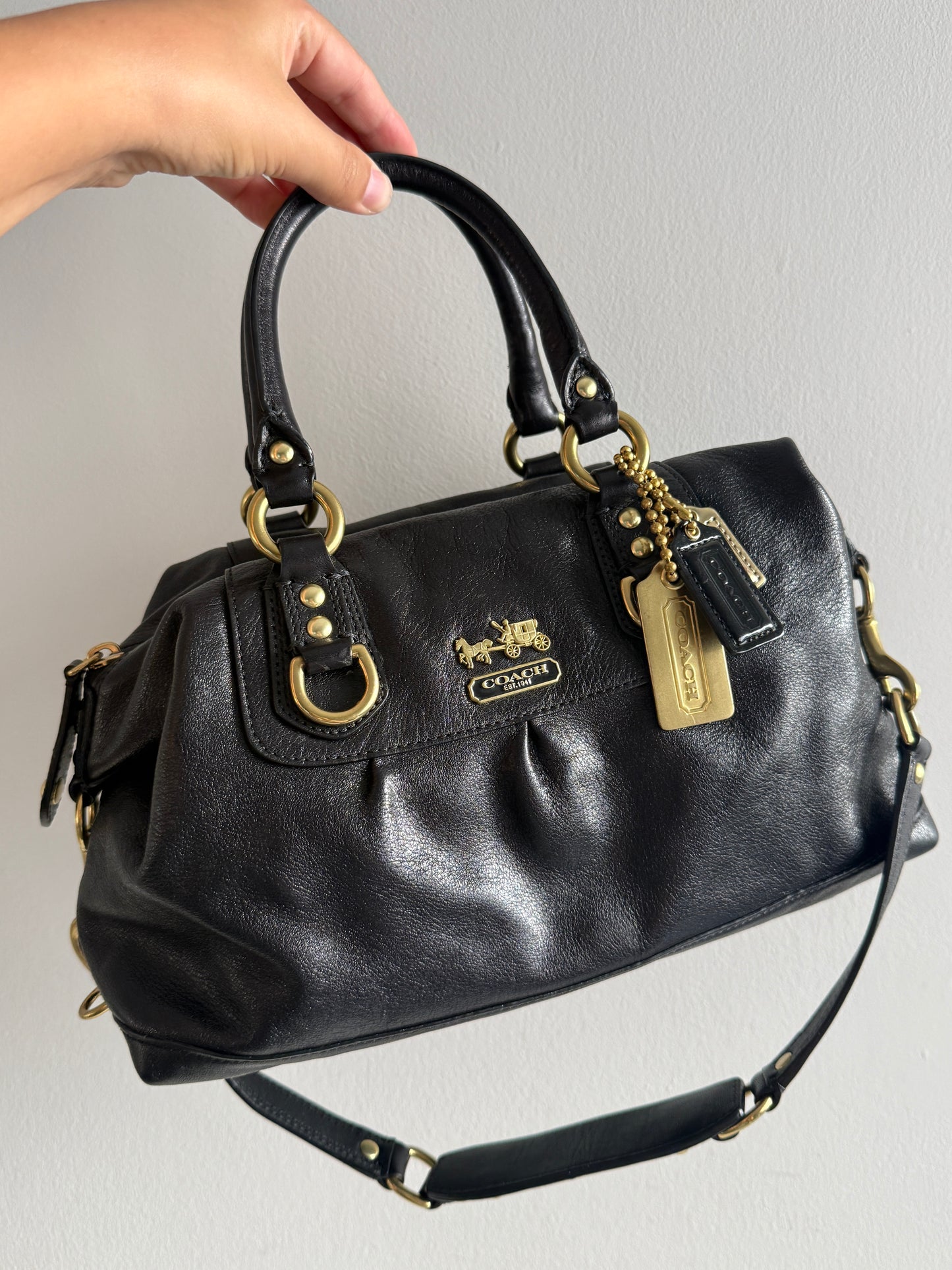 Super Rare Coach Madison Sabrina Leather Satchel