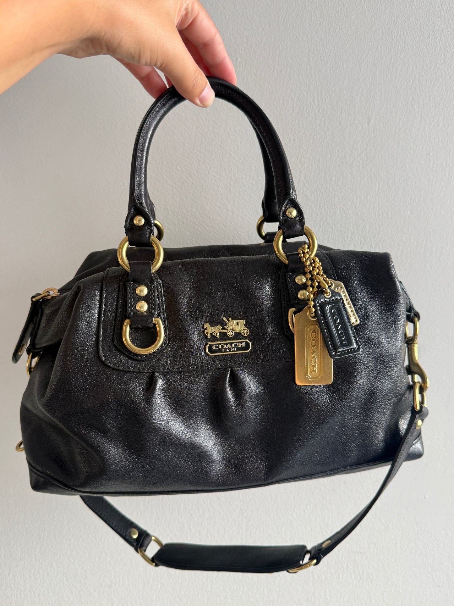 Super Rare Coach Madison Sabrina Leather Satchel