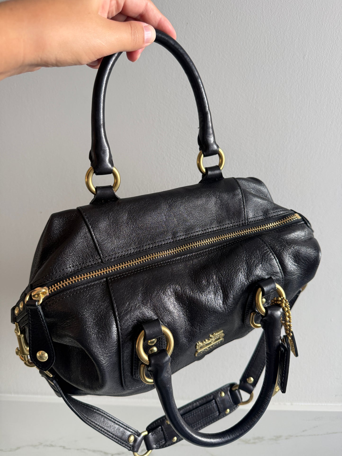 Super Rare Coach Madison Sabrina Leather Satchel