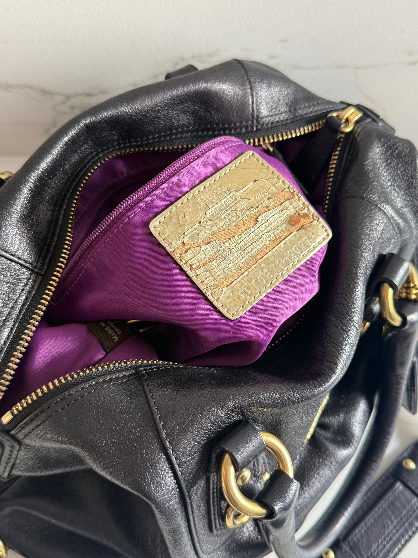 Super Rare Coach Madison Sabrina Leather Satchel