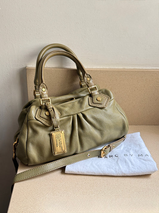 Super Rare Marc by Marc Jacobs Classic Q Baby Groovee Leather Bag