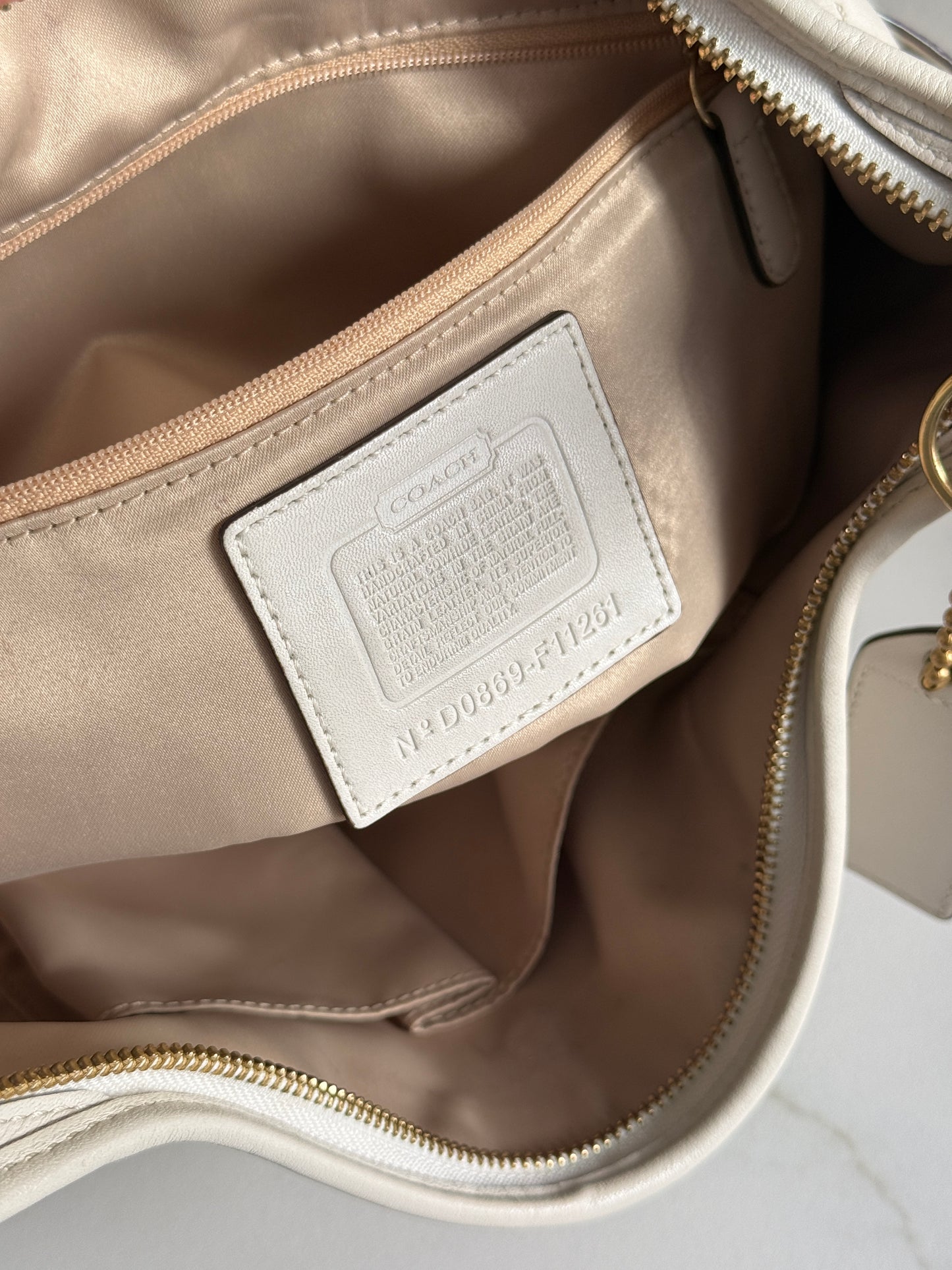 Super Rare Coach Ergo Leather Shoulder Bag