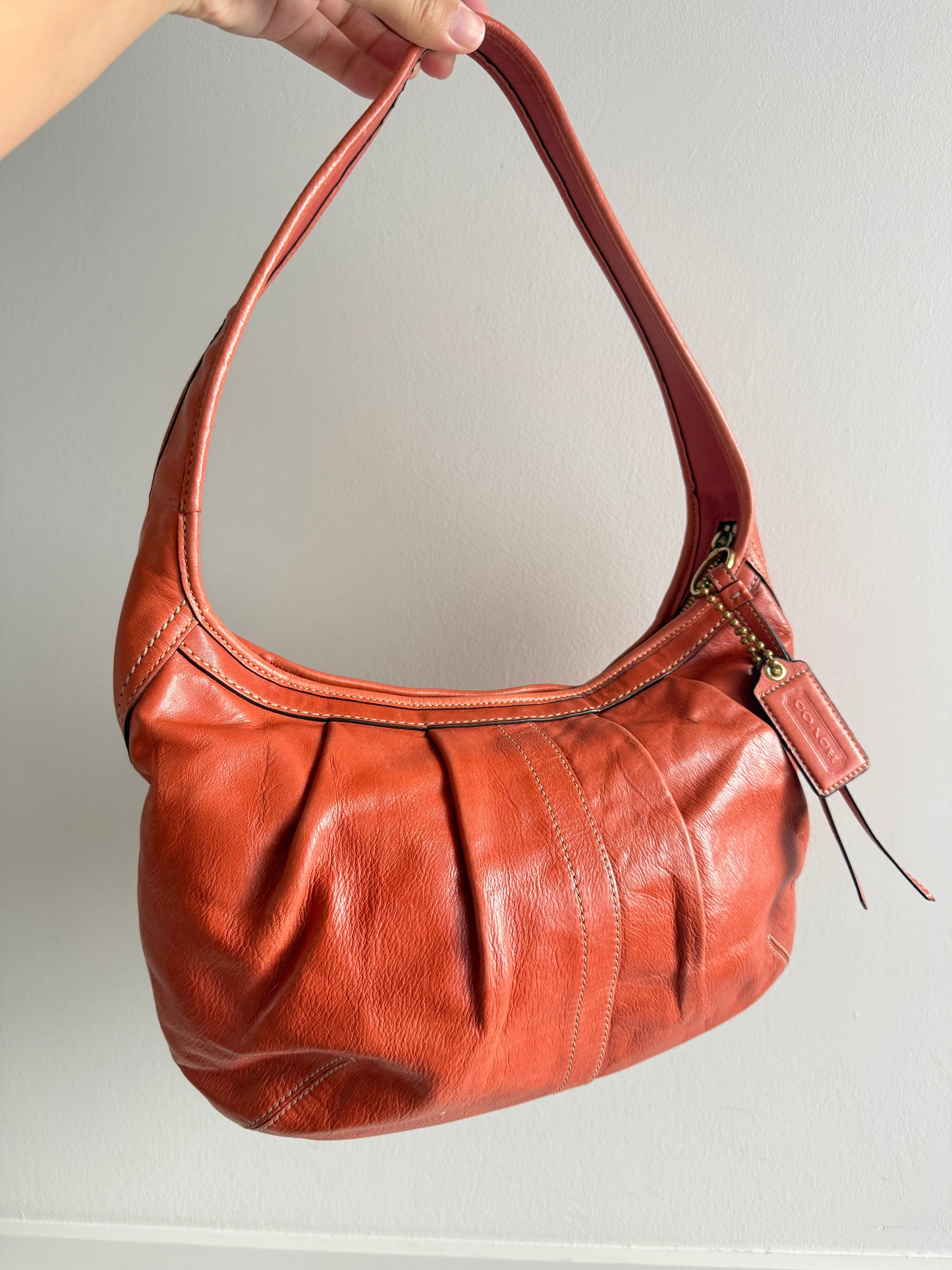 Coach Ergo Leather Shoulder Bag