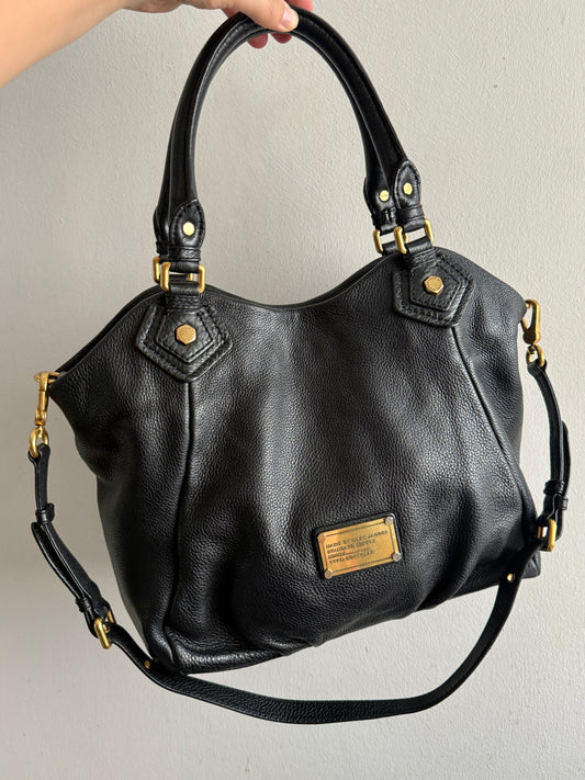 Marc by Marc Jacobs Classic Q Fran Leather Shoulder Bag