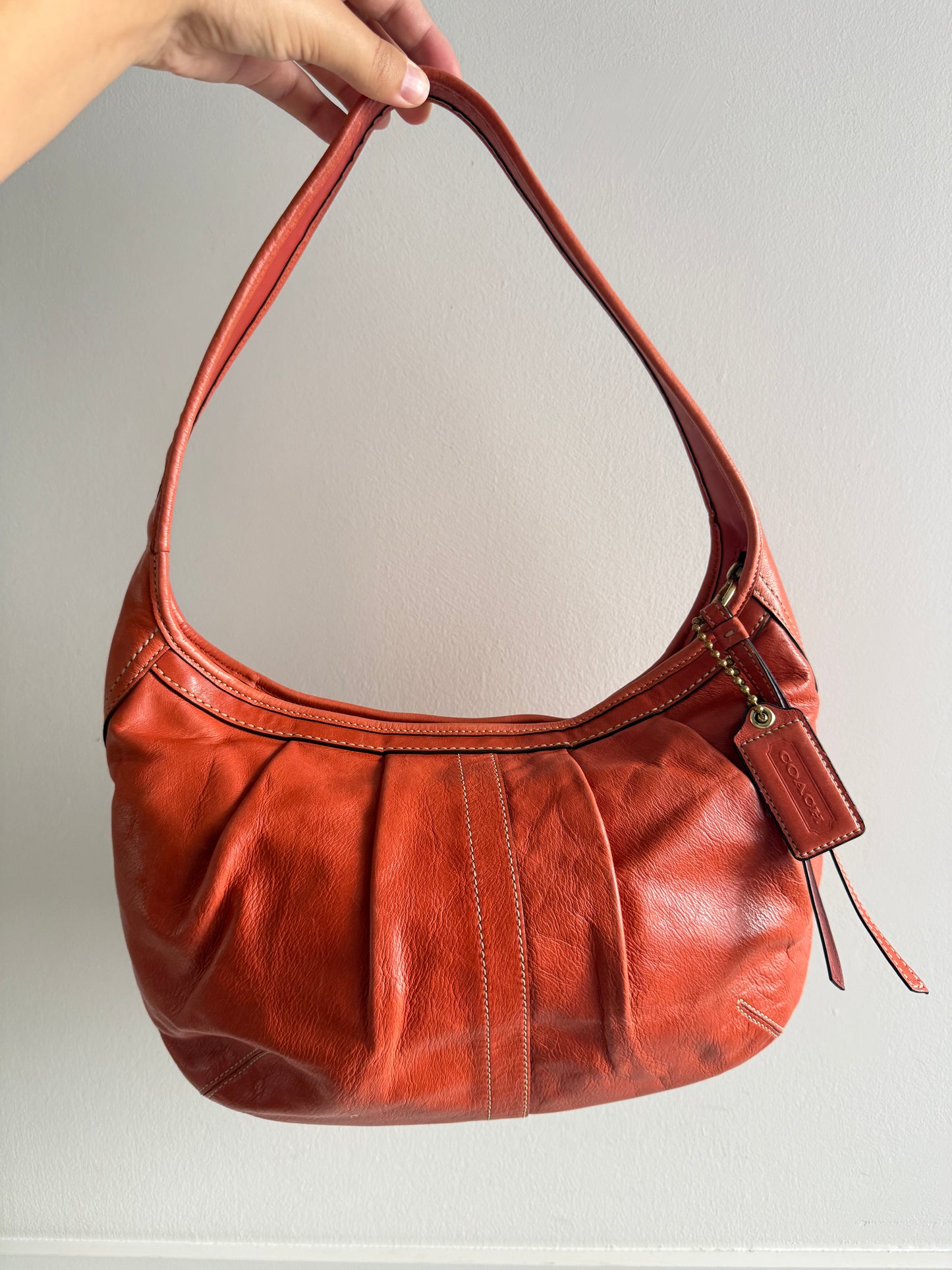 Coach Ergo Leather Shoulder Bag