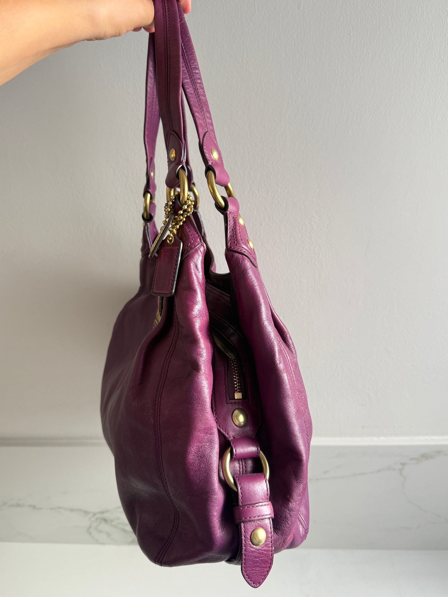 Rare Coach Madison Maggie Leather Shoulder Bag