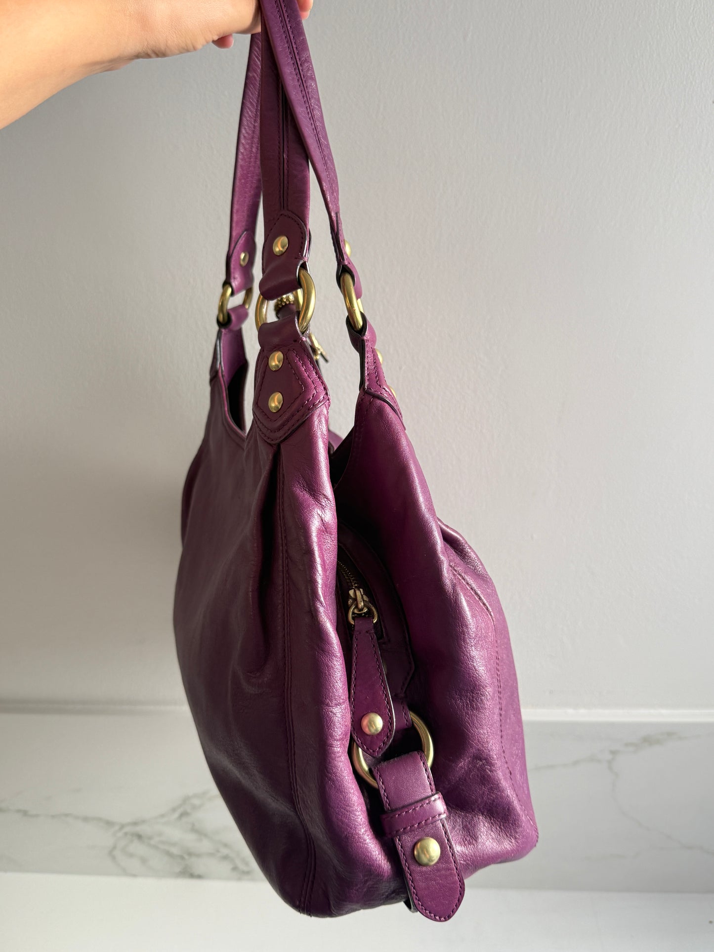 Rare Coach Madison Maggie Leather Shoulder Bag