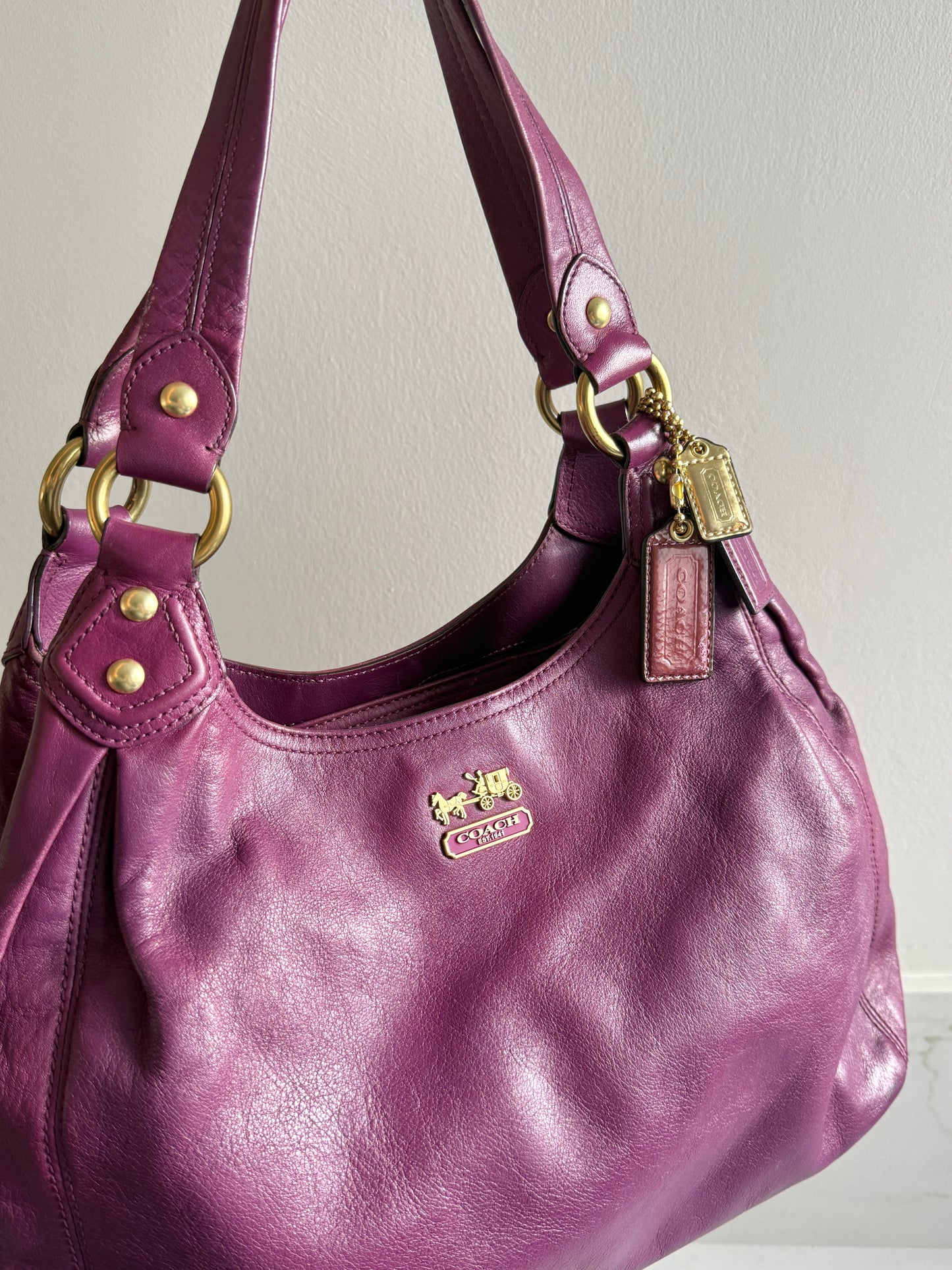 Rare Coach Madison Maggie Leather Shoulder Bag