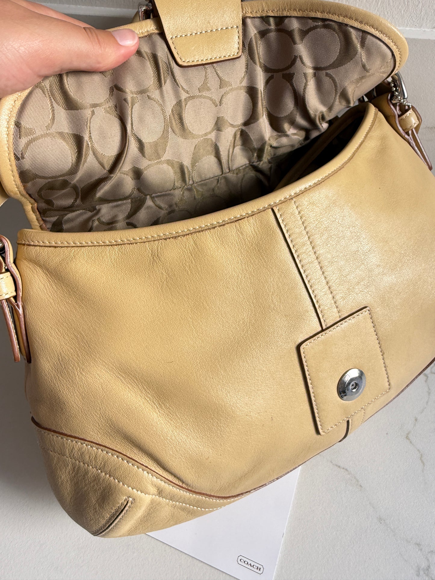 Super Rare Coach Soho Leather Shoulder Bag