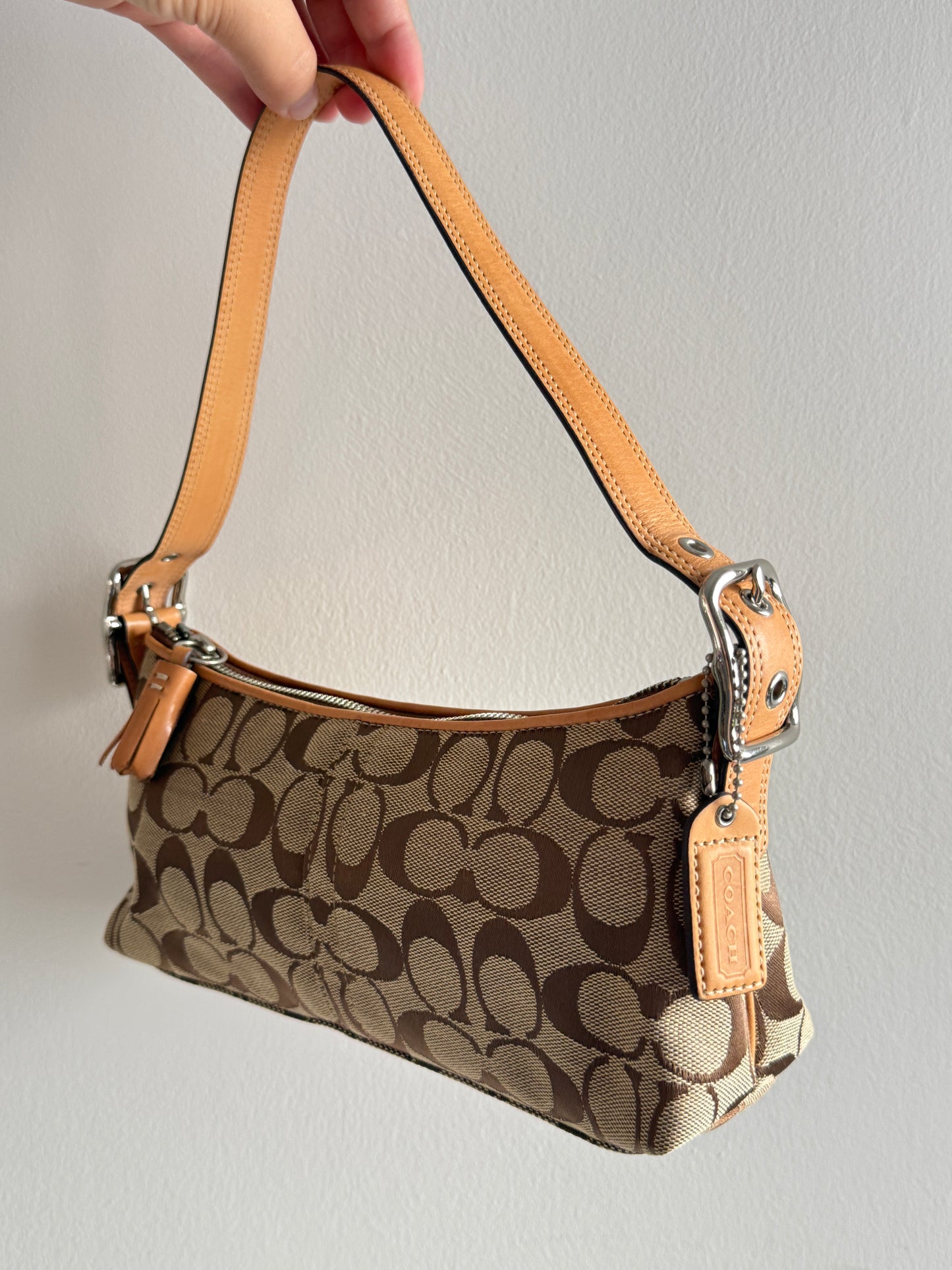 Coach East West Demi Baguette Bag