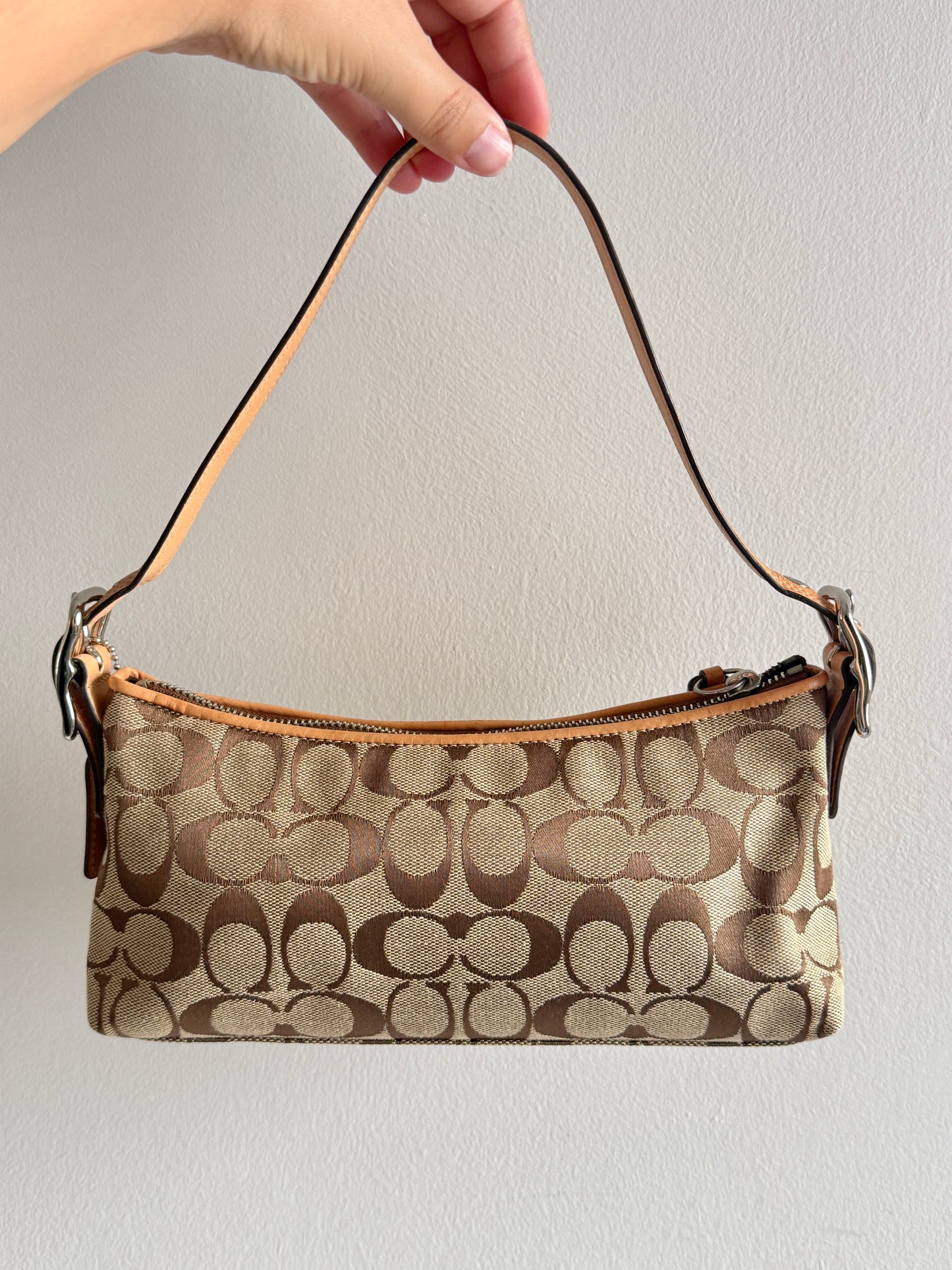 Coach East West Demi Baguette Bag