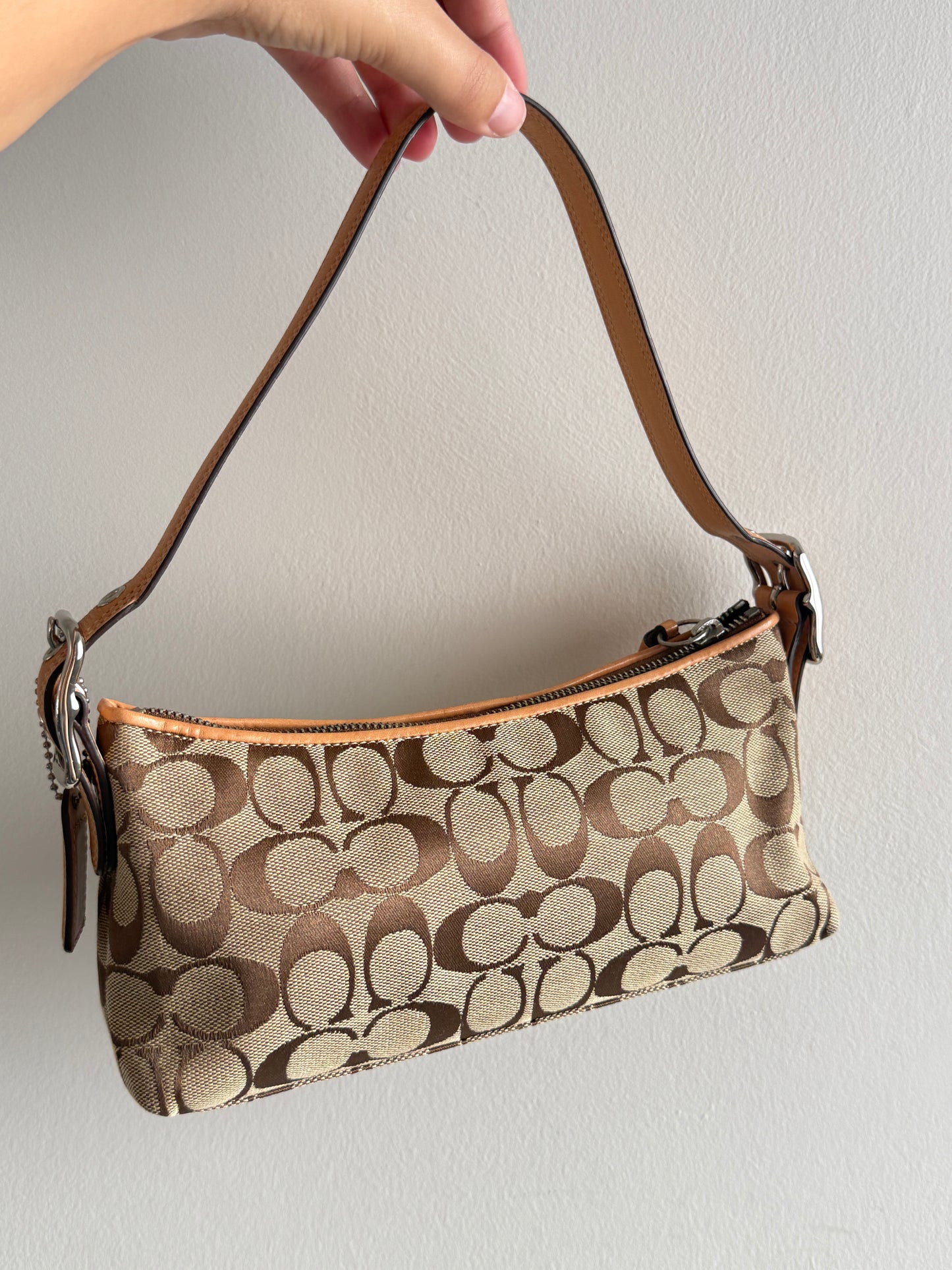 Coach East West Demi Baguette Bag