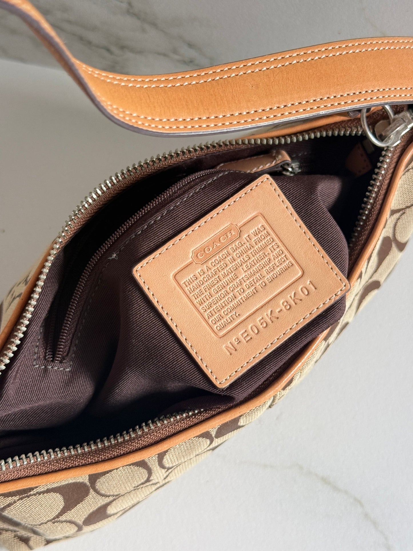 Coach East West Demi Baguette Bag