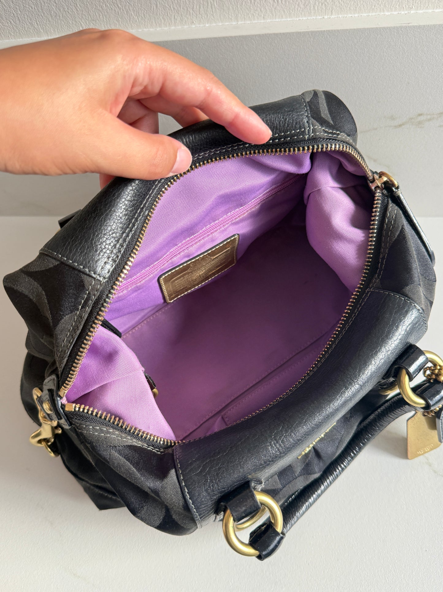 Super Rare Coach Madison Sabrina Signature Satchel