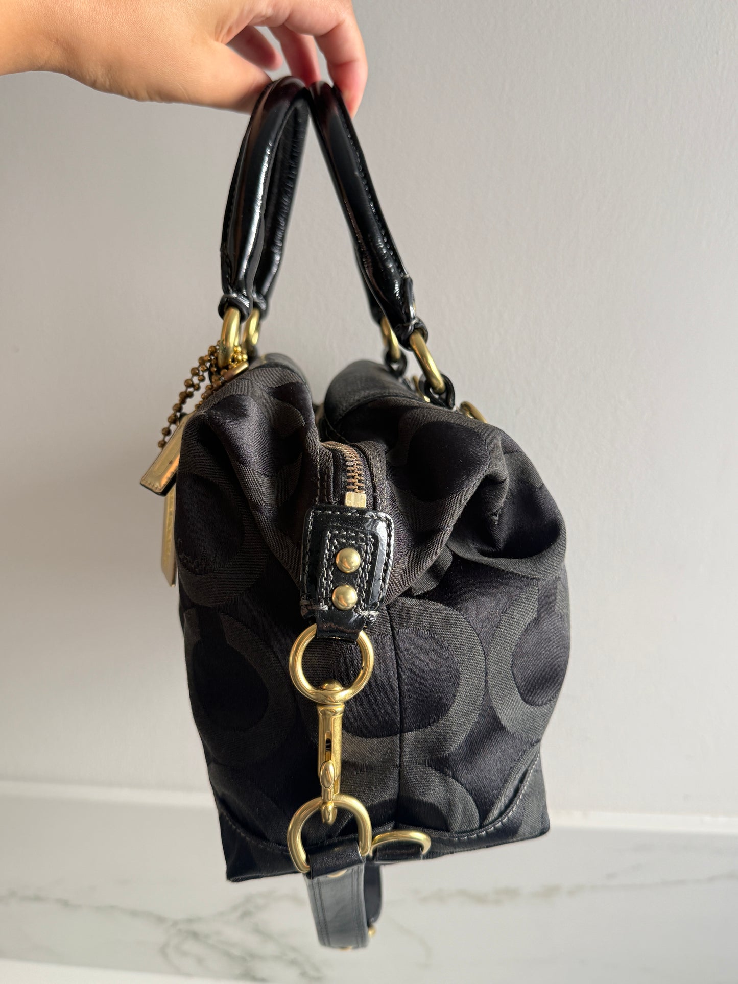 Super Rare Coach Madison Sabrina Signature Satchel