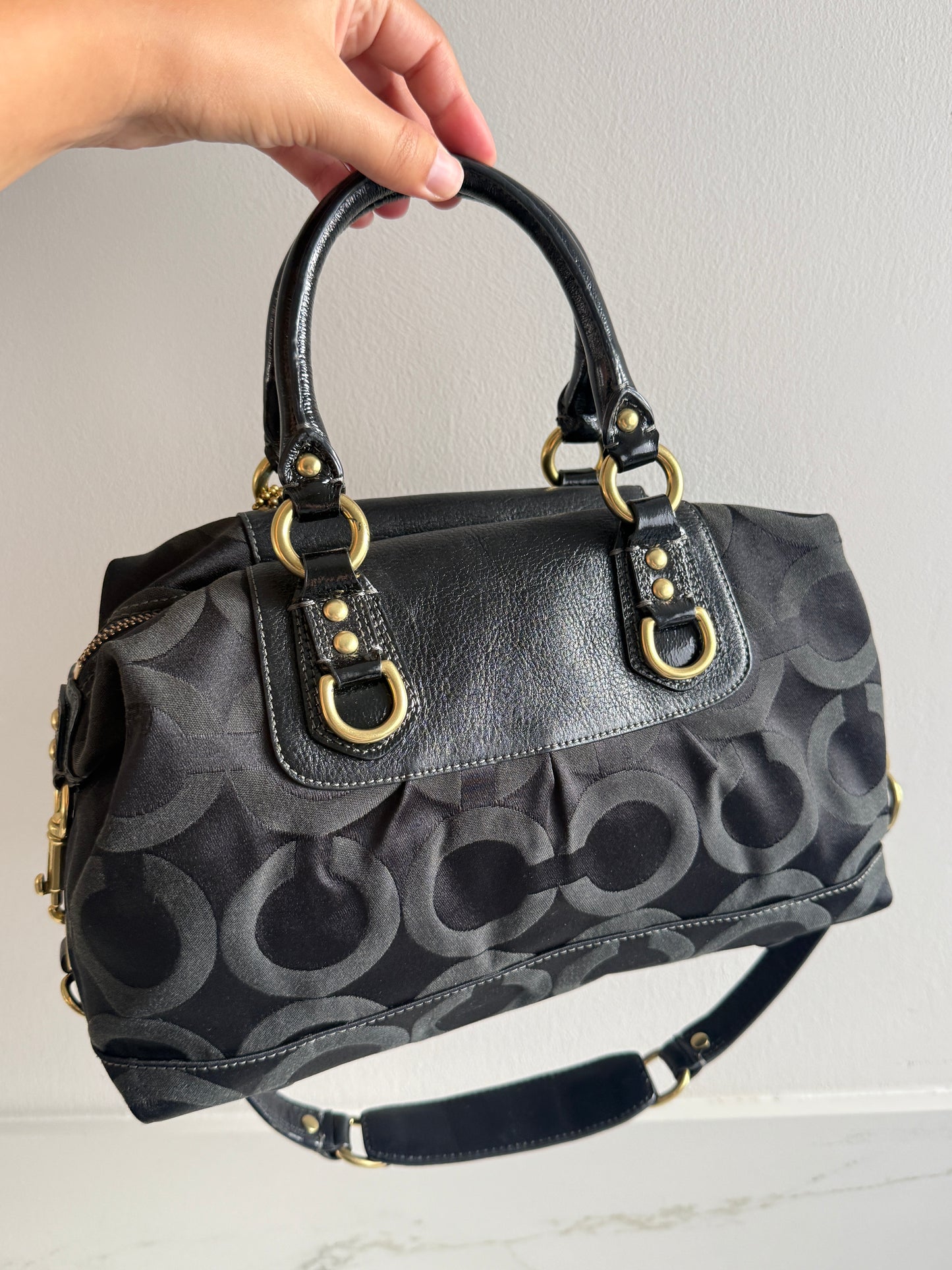 Super Rare Coach Madison Sabrina Signature Satchel