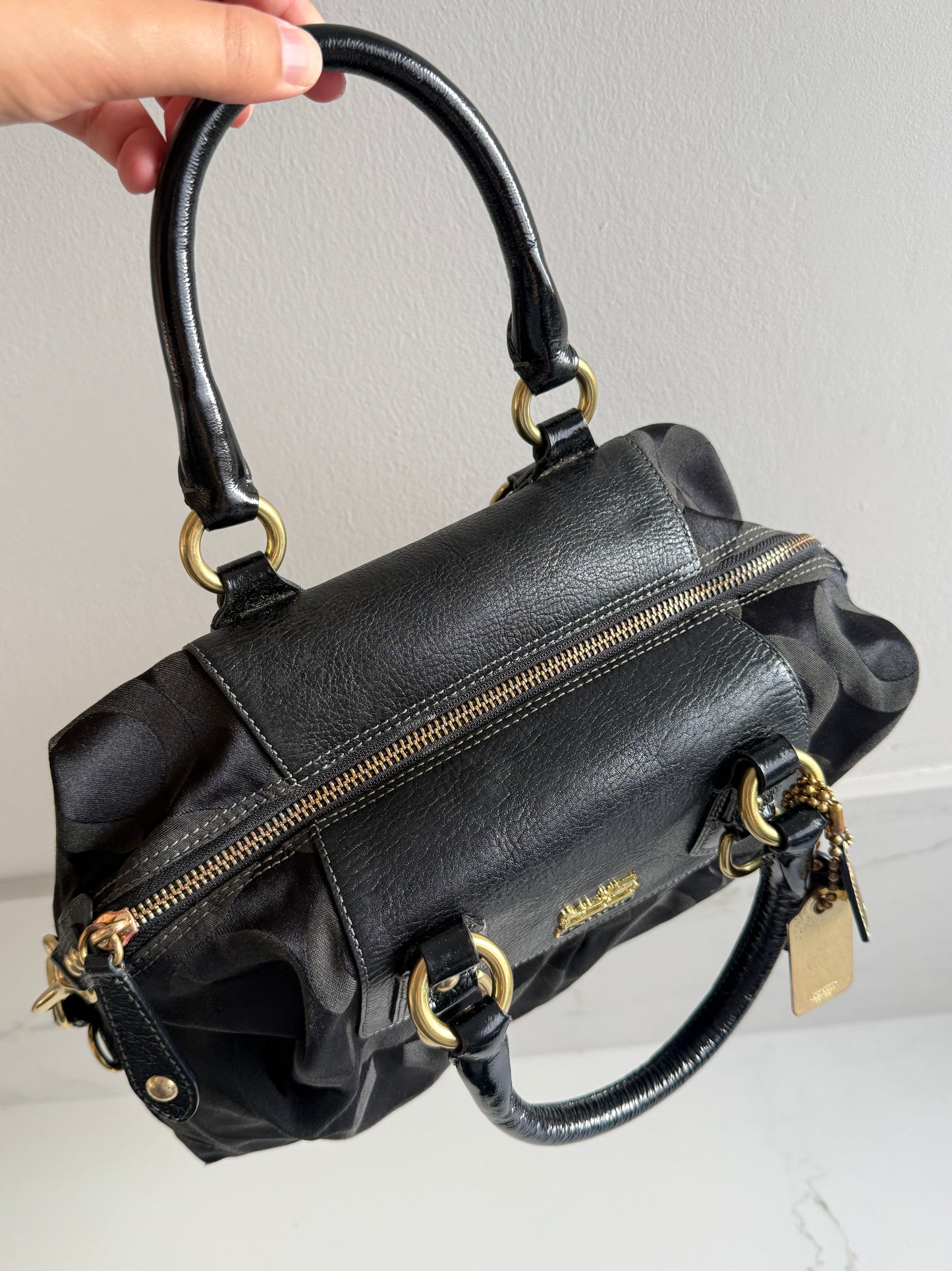Super Rare Coach Madison Sabrina Signature Satchel