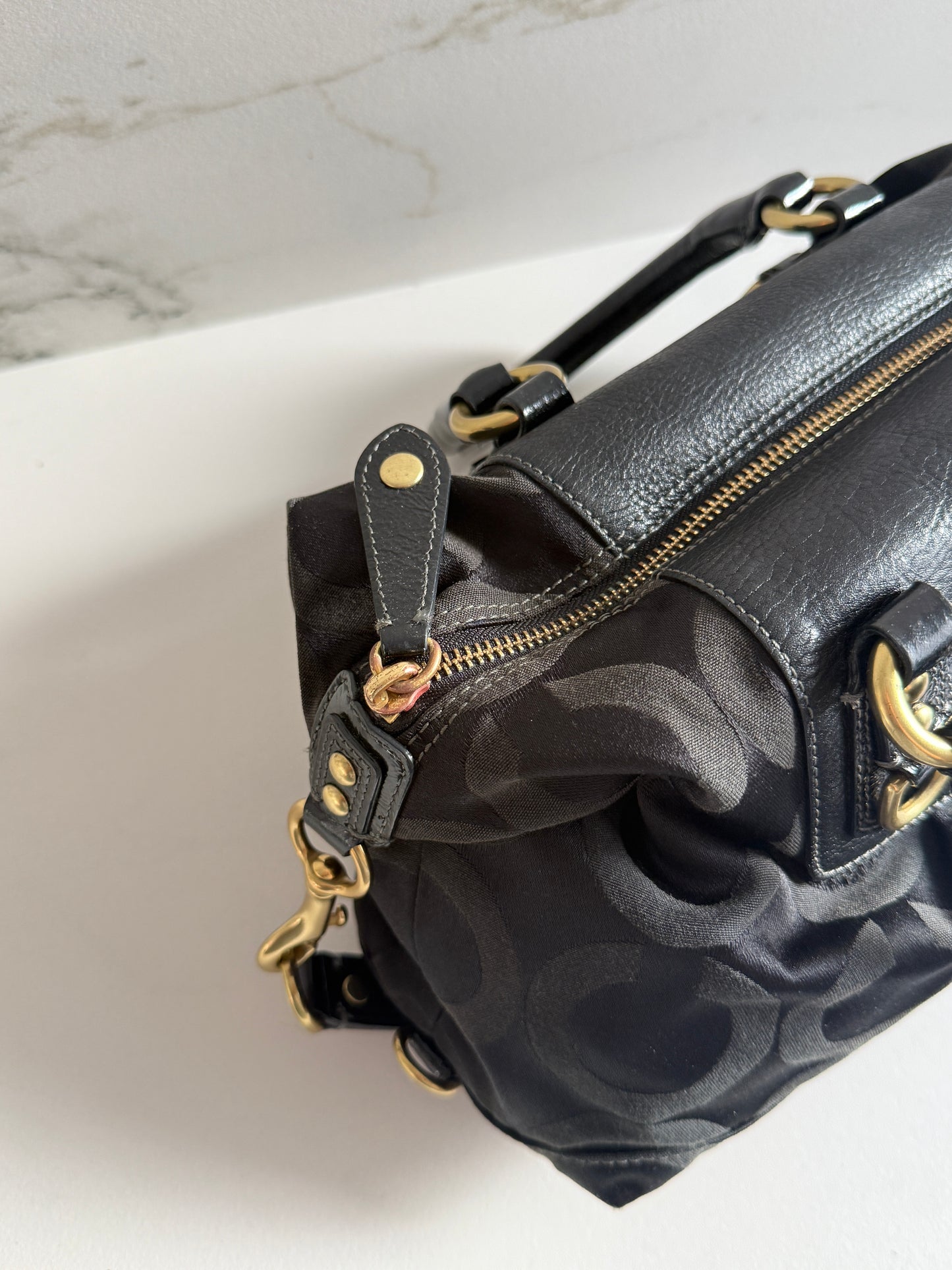 Super Rare Coach Madison Sabrina Signature Satchel