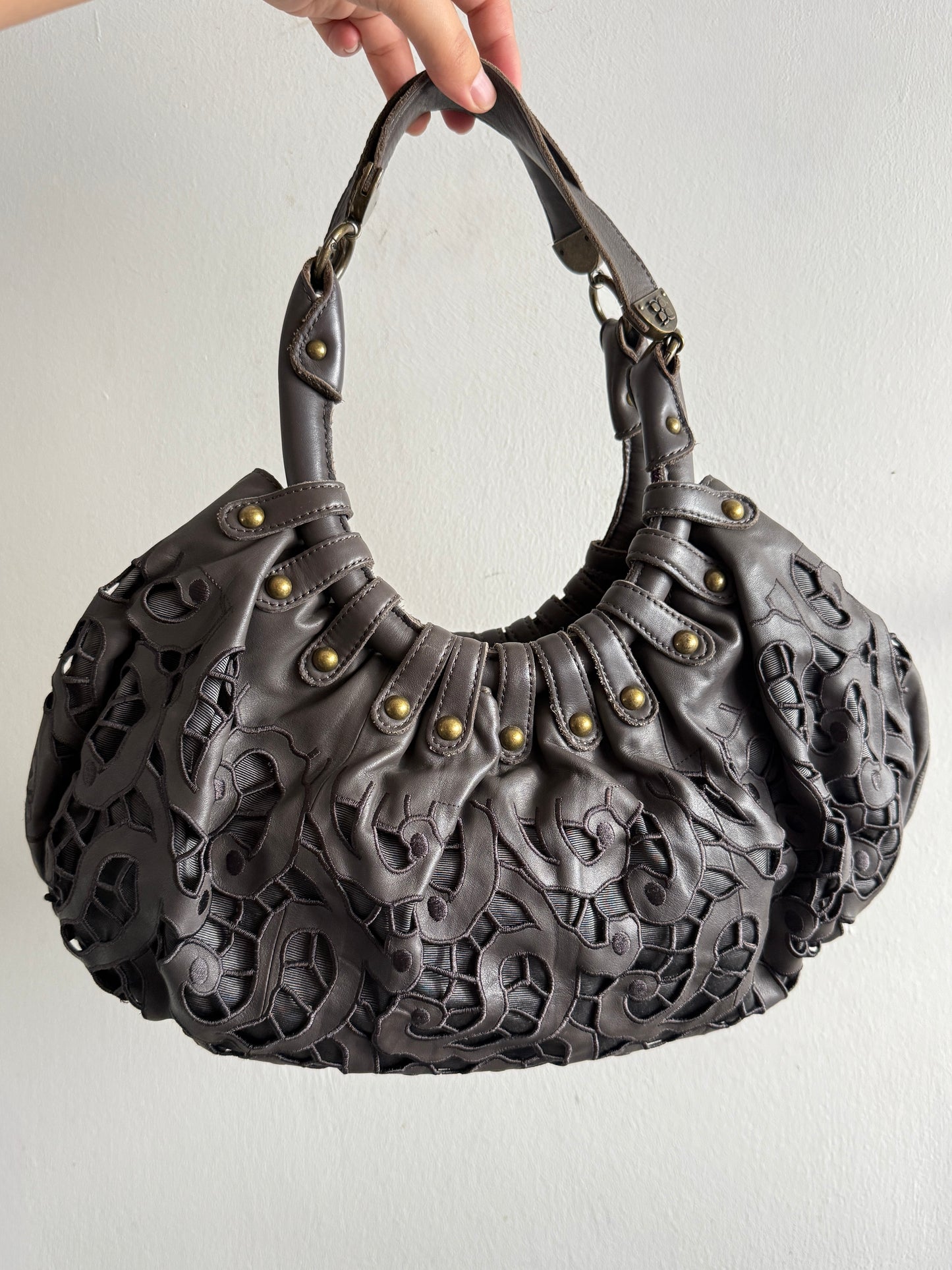 Super Rare BCBGMaxAzria Leather Hobo Shoulder Bag