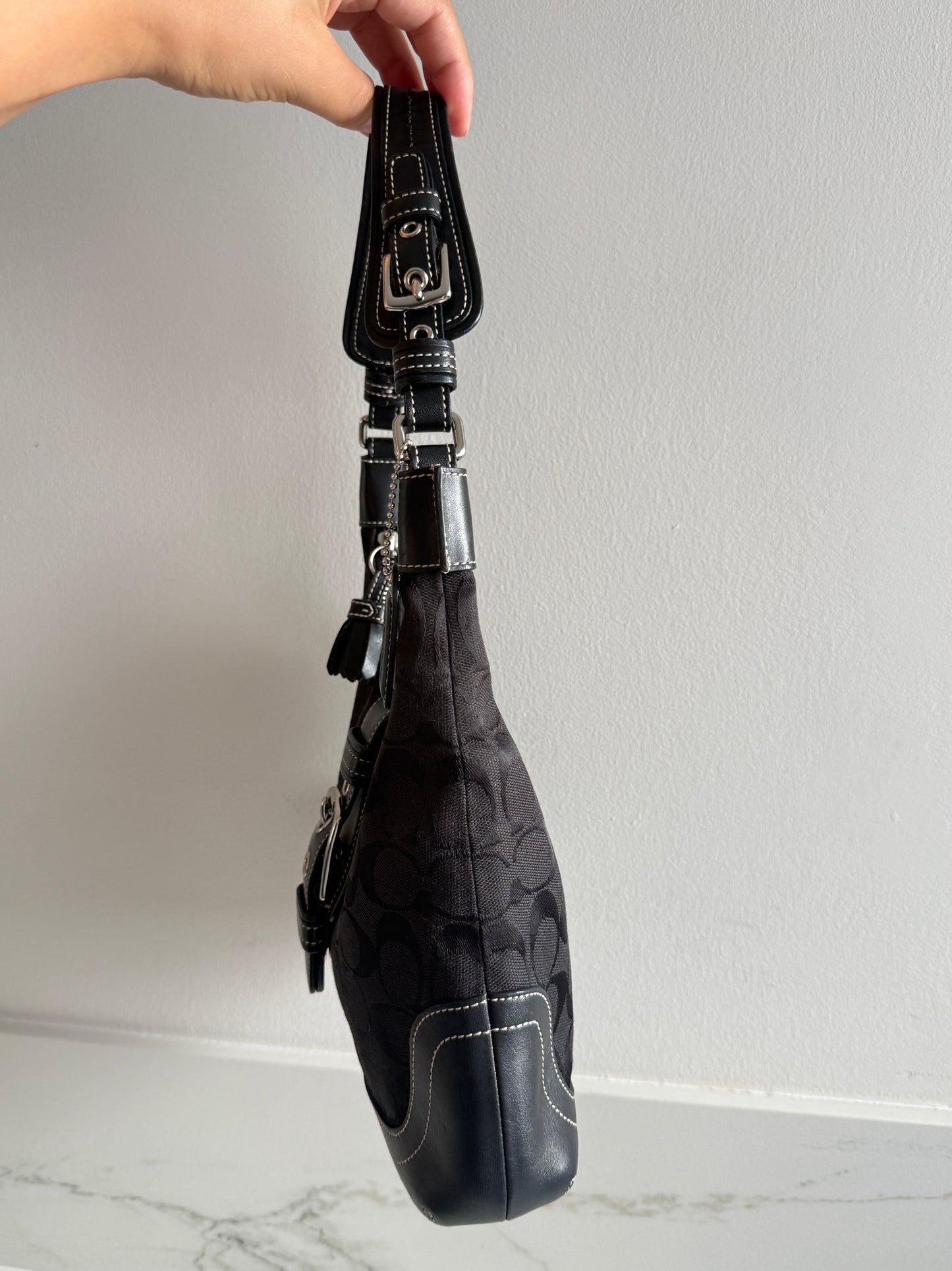 Super Rare Coach Hamilton Signature Shoulder Bag
