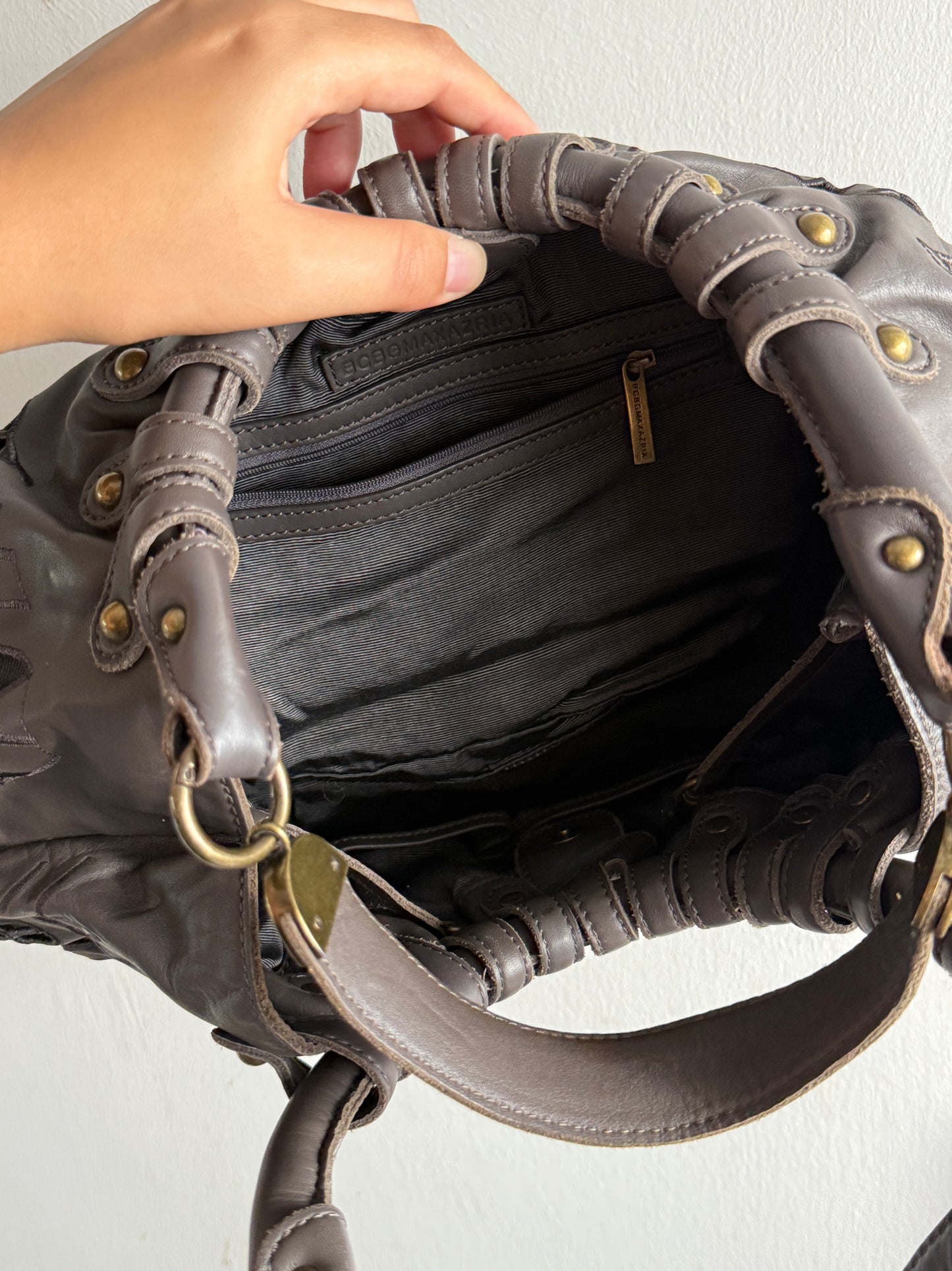 Super Rare BCBGMaxAzria Leather Hobo Shoulder Bag