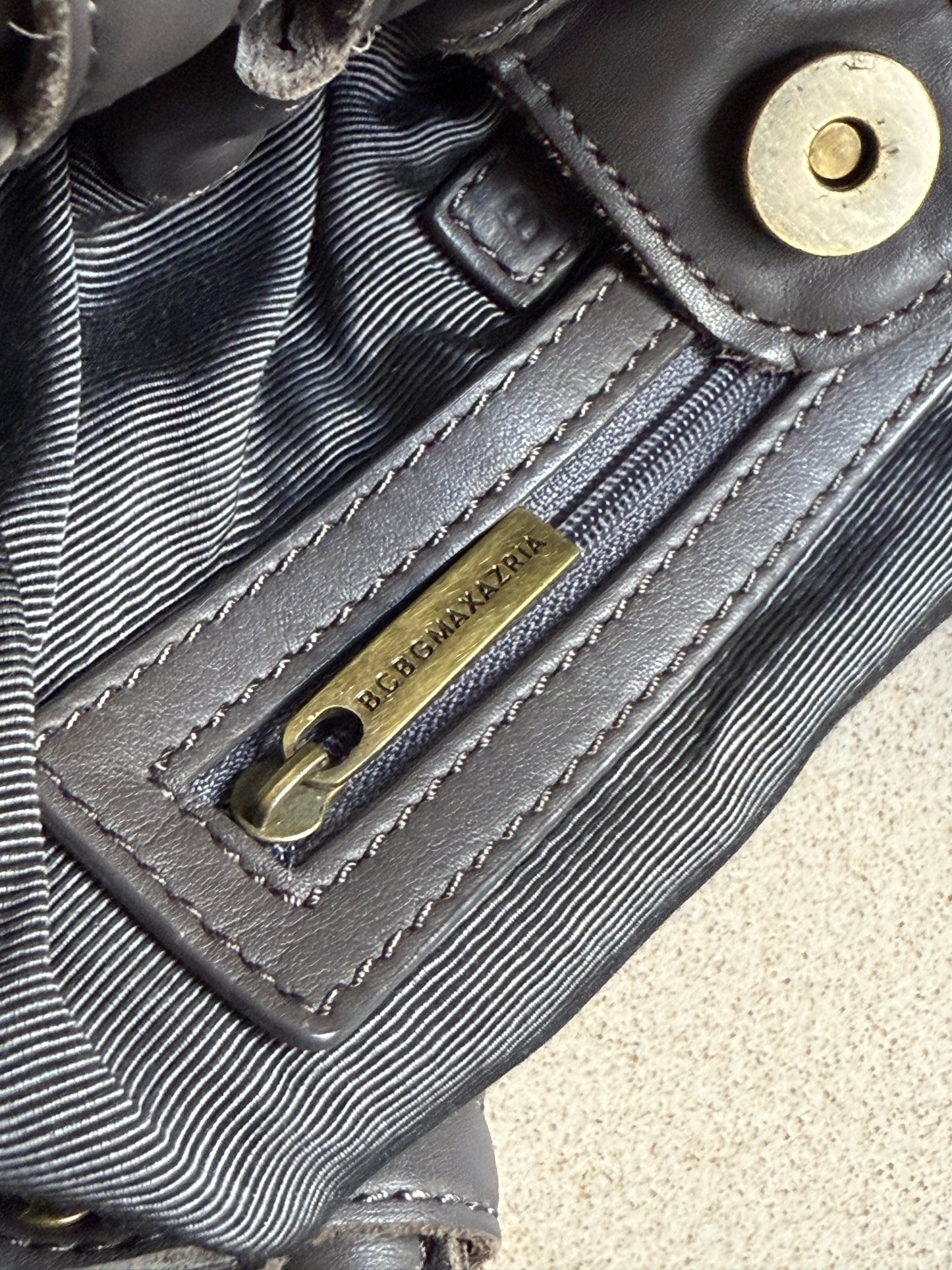 Super Rare BCBGMaxAzria Leather Hobo Shoulder Bag