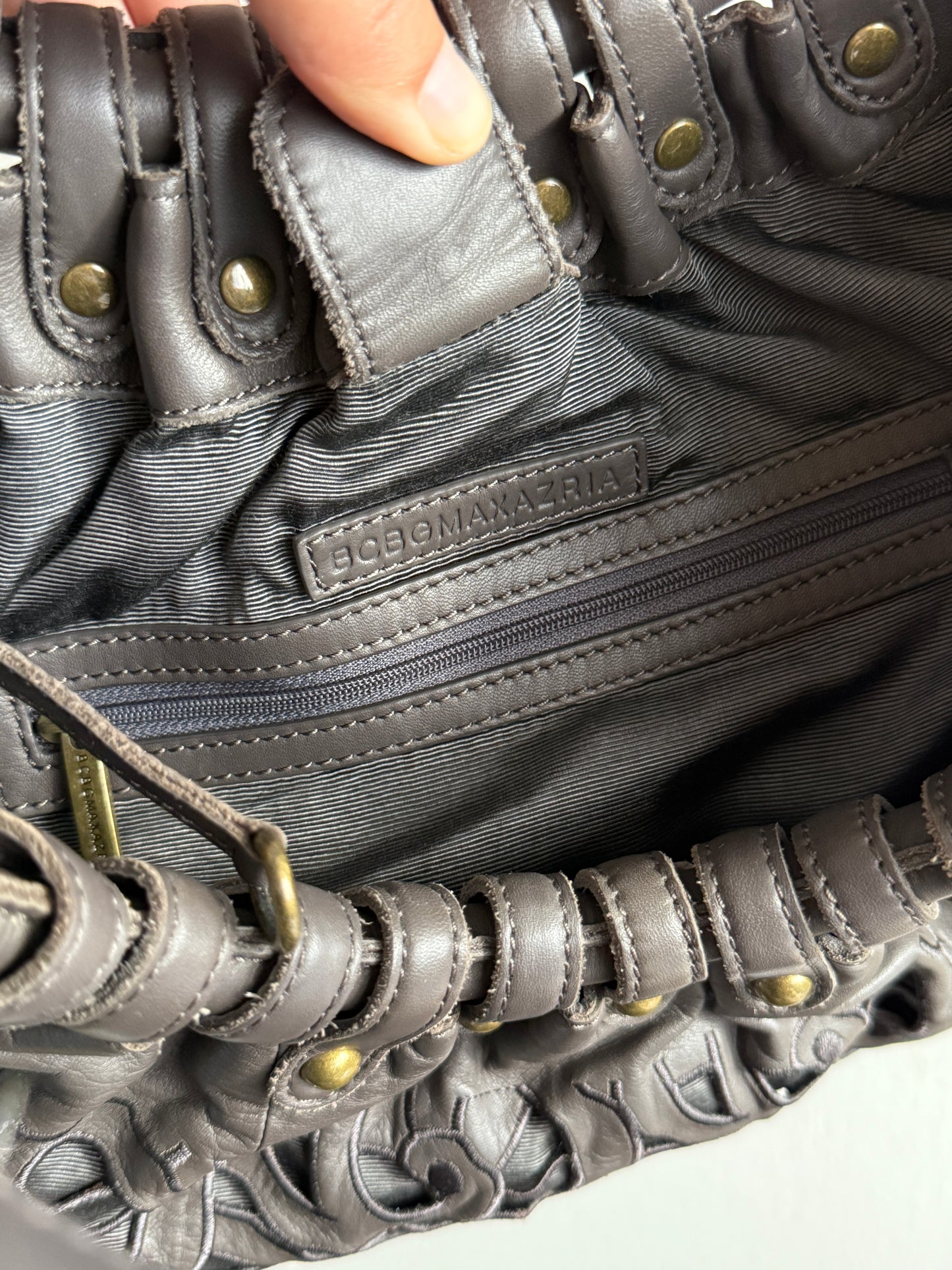 Super Rare BCBGMaxAzria Leather Hobo Shoulder Bag