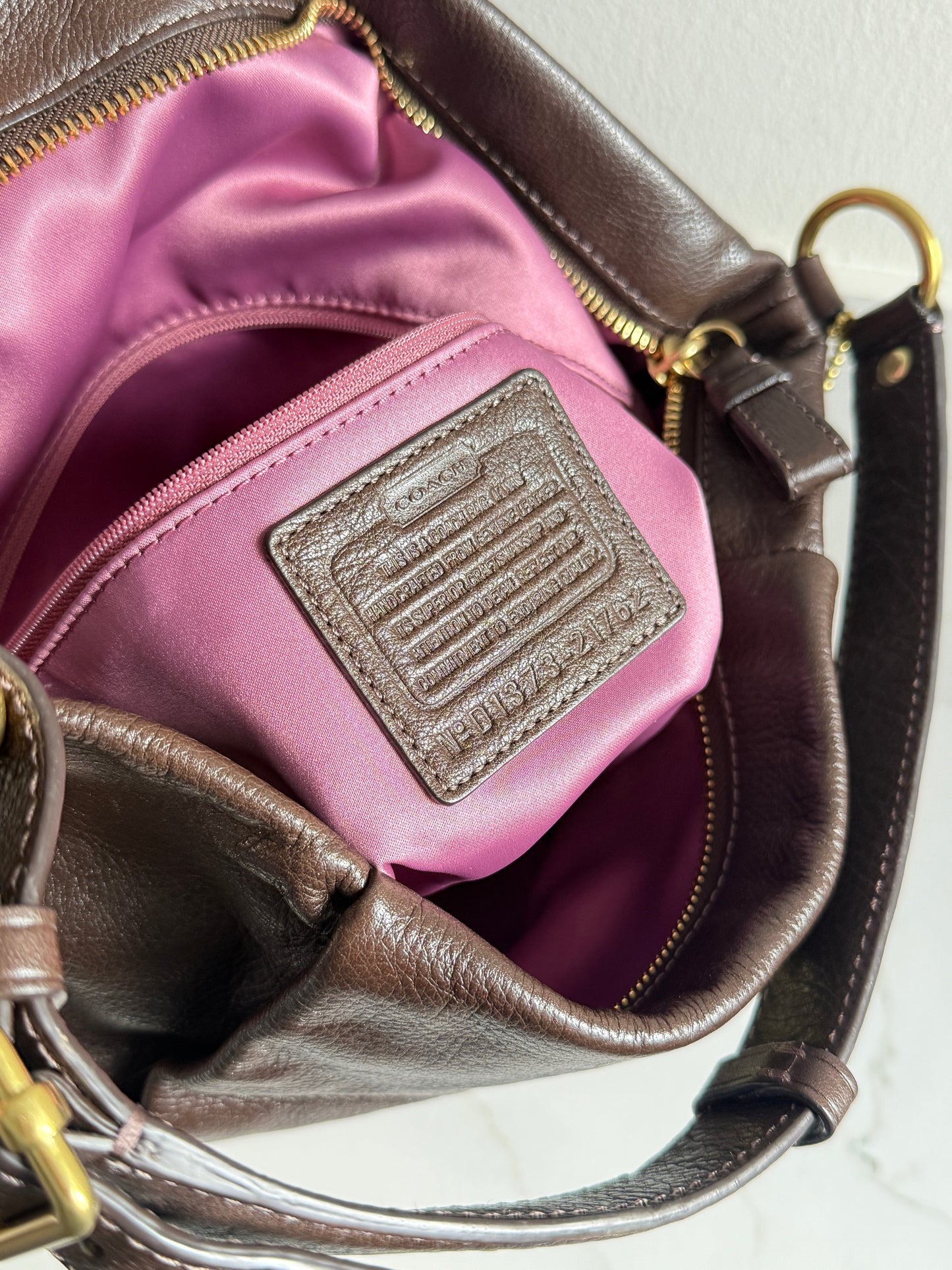 Coach Madison Isabelle Leather Shoulder Bag