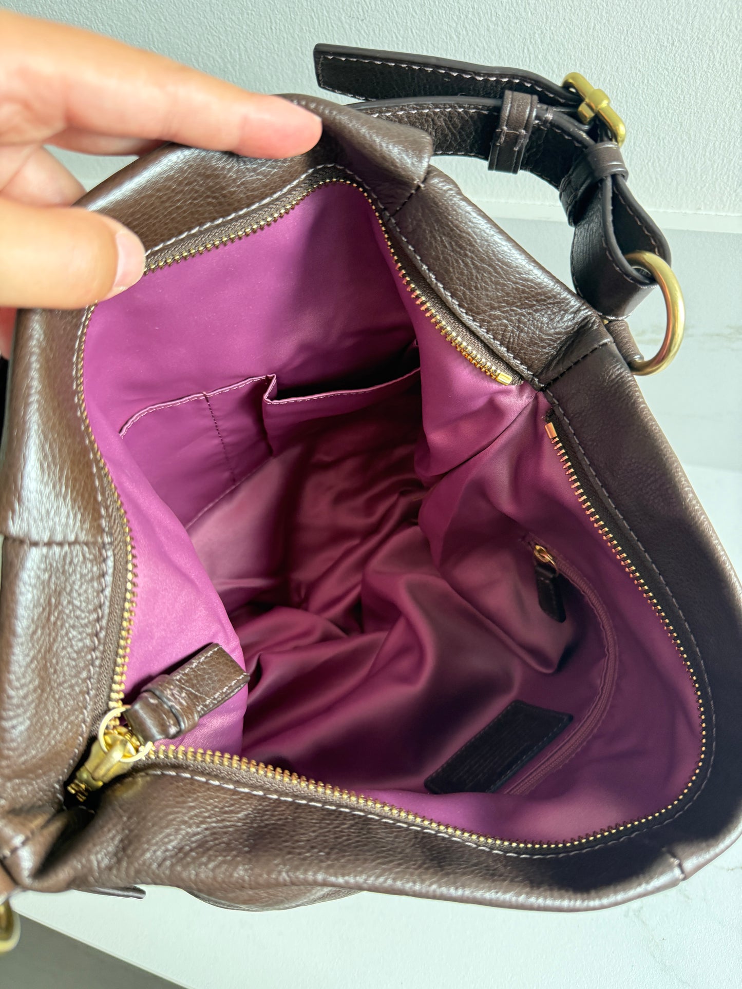 Coach Madison Isabelle Leather Shoulder Bag