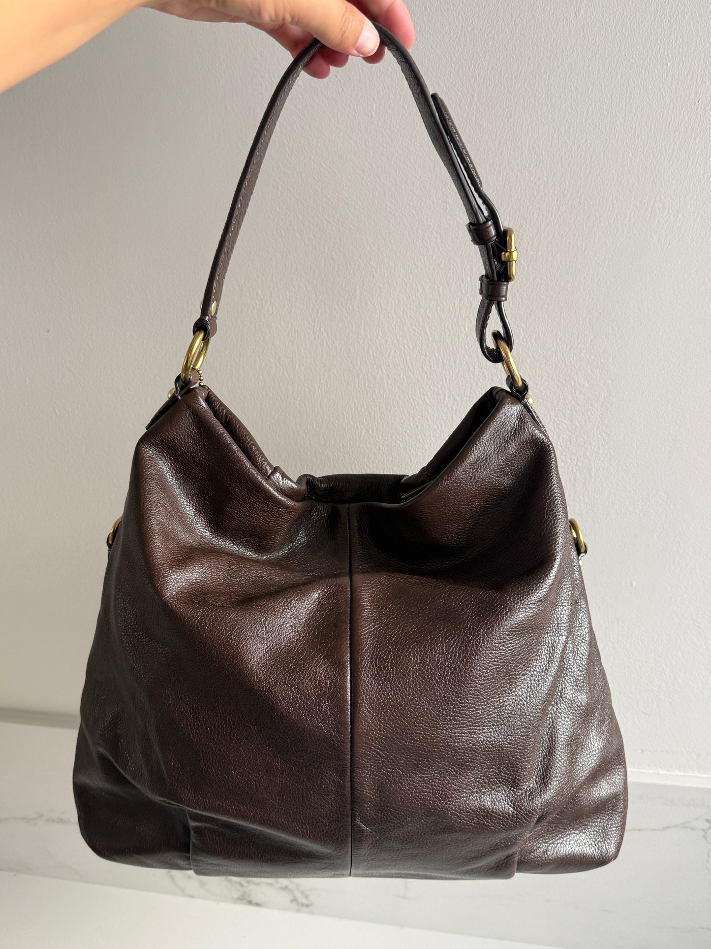 Coach Madison Isabelle Leather Shoulder Bag