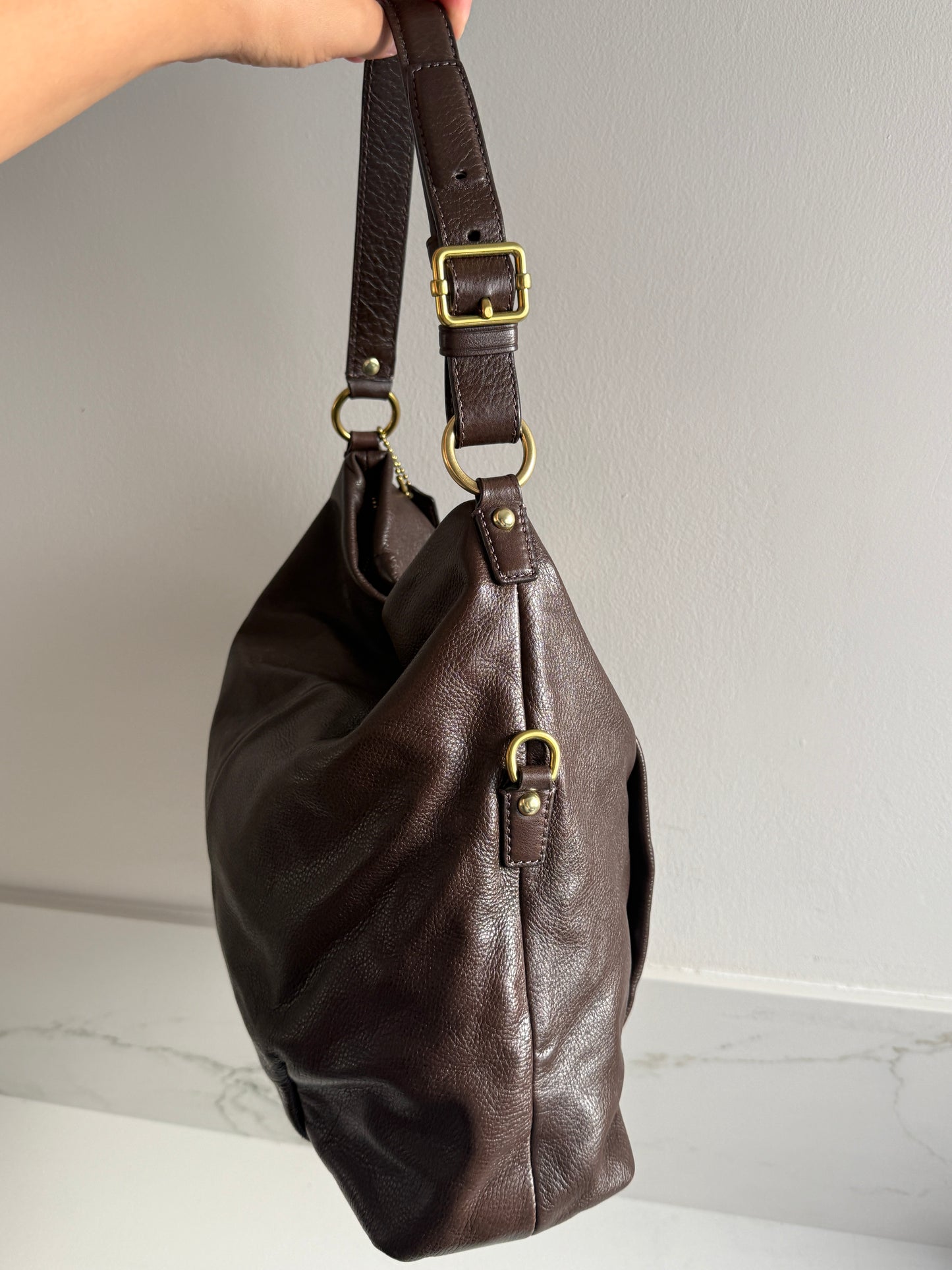 Coach Madison Isabelle Leather Shoulder Bag