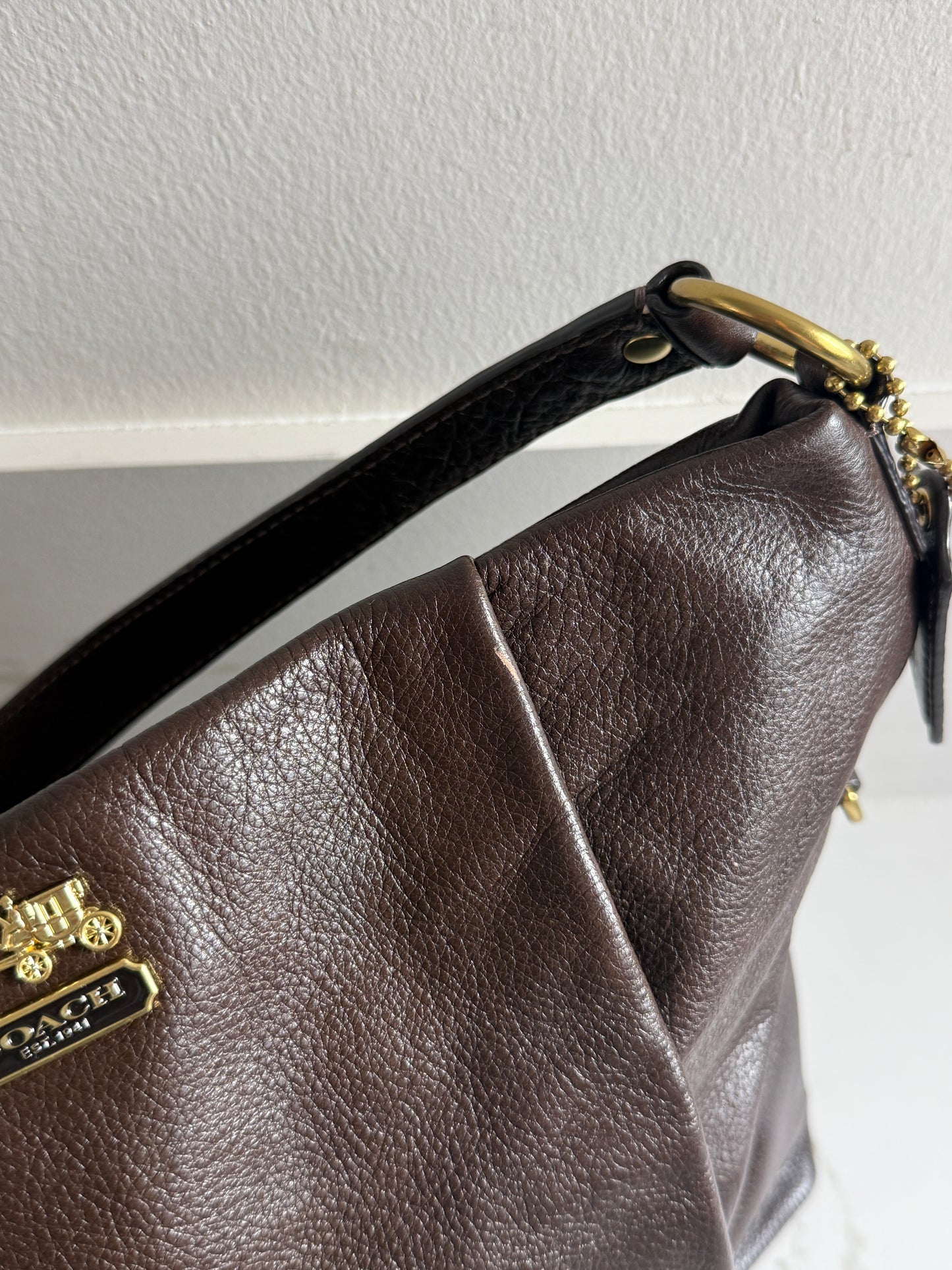 Coach Madison Isabelle Leather Shoulder Bag