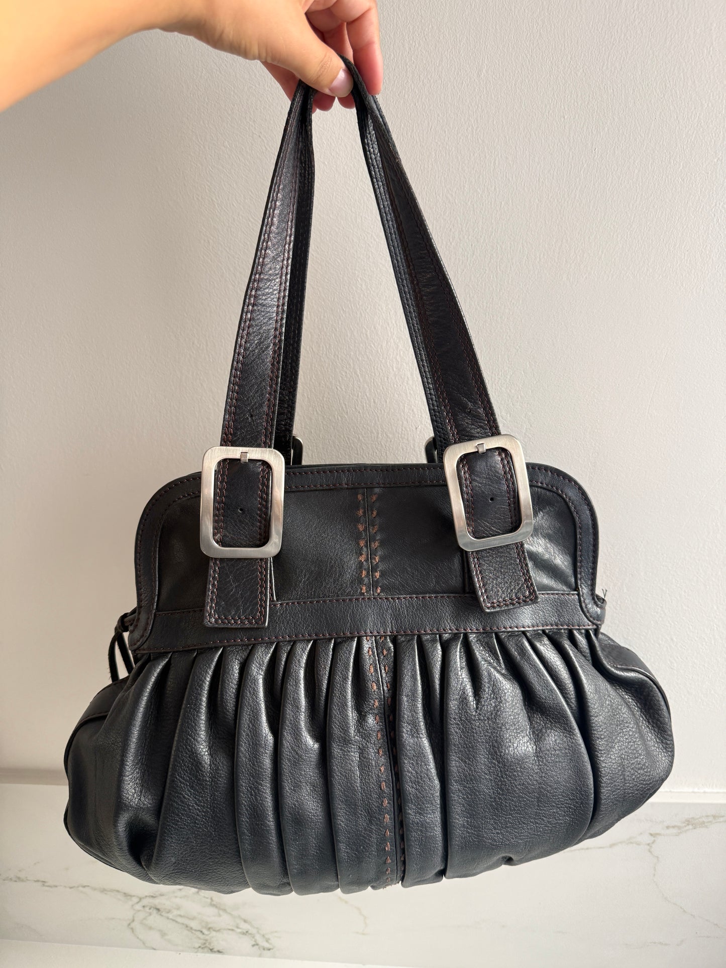 Cole Haan Hobo Leather Shoulder Bag