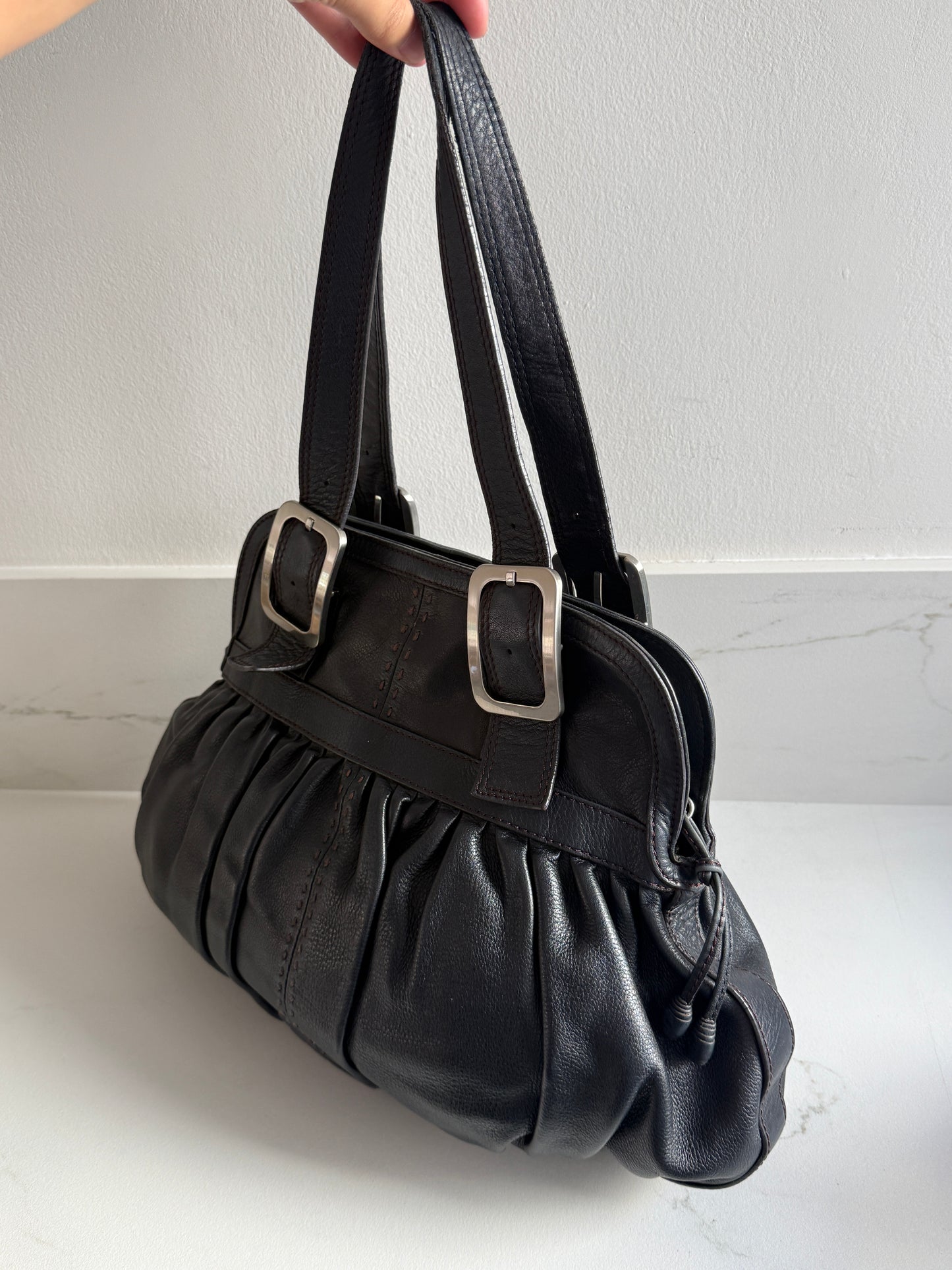 Cole Haan Hobo Leather Shoulder Bag