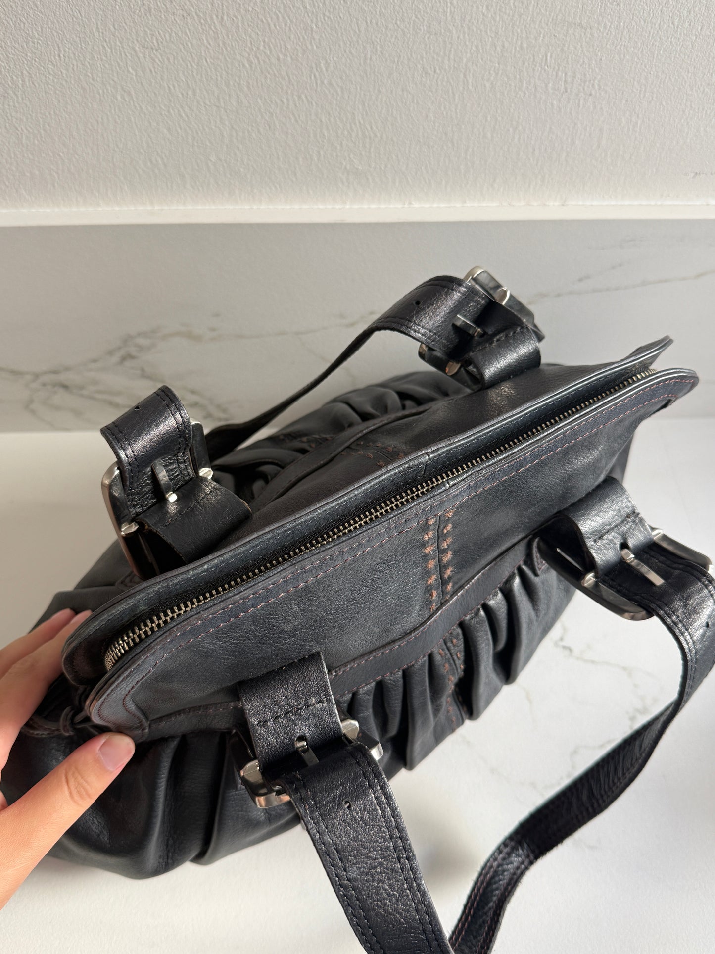 Cole Haan Hobo Leather Shoulder Bag