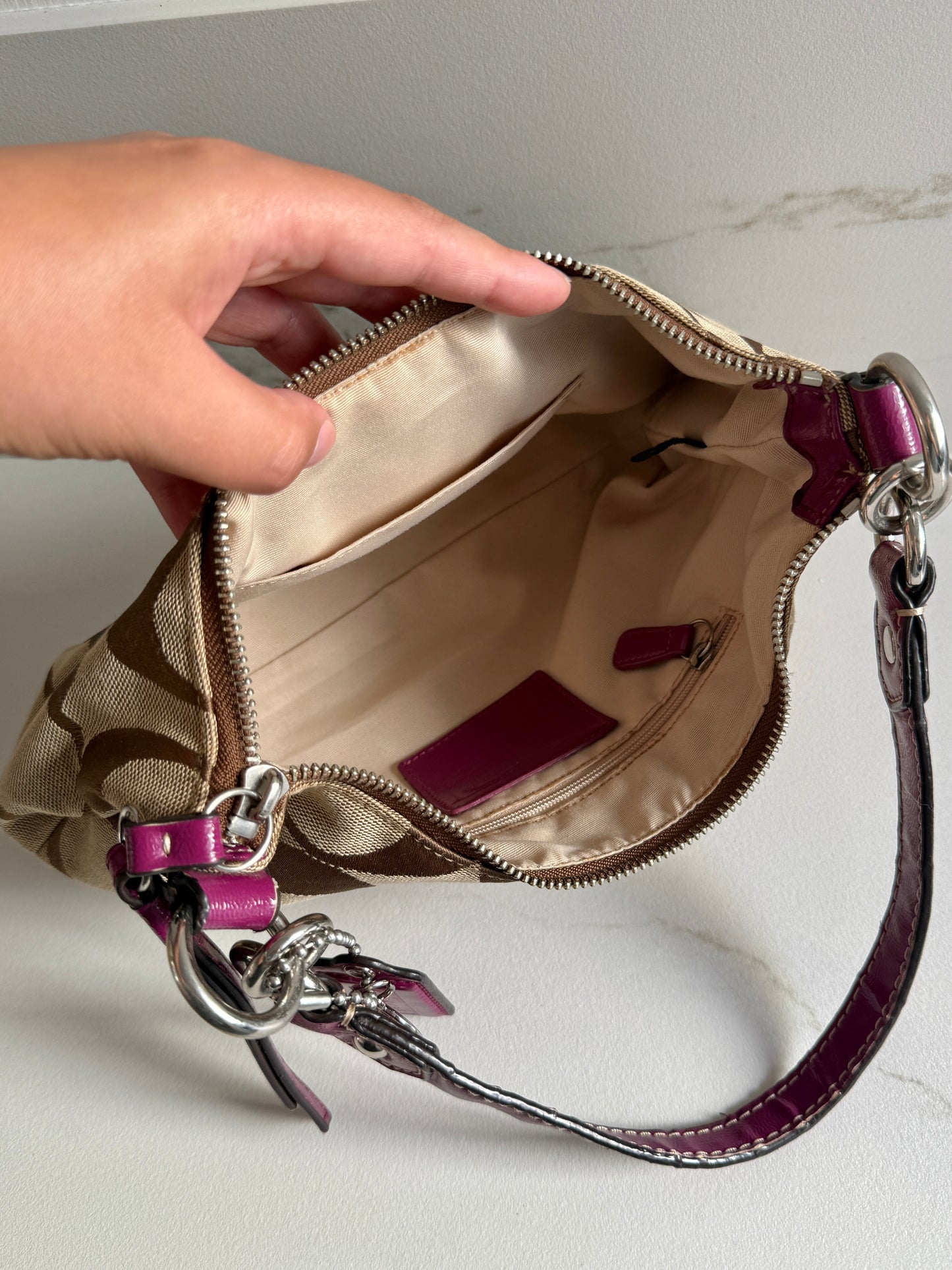 Rare Coach Signature Shoulder Bag