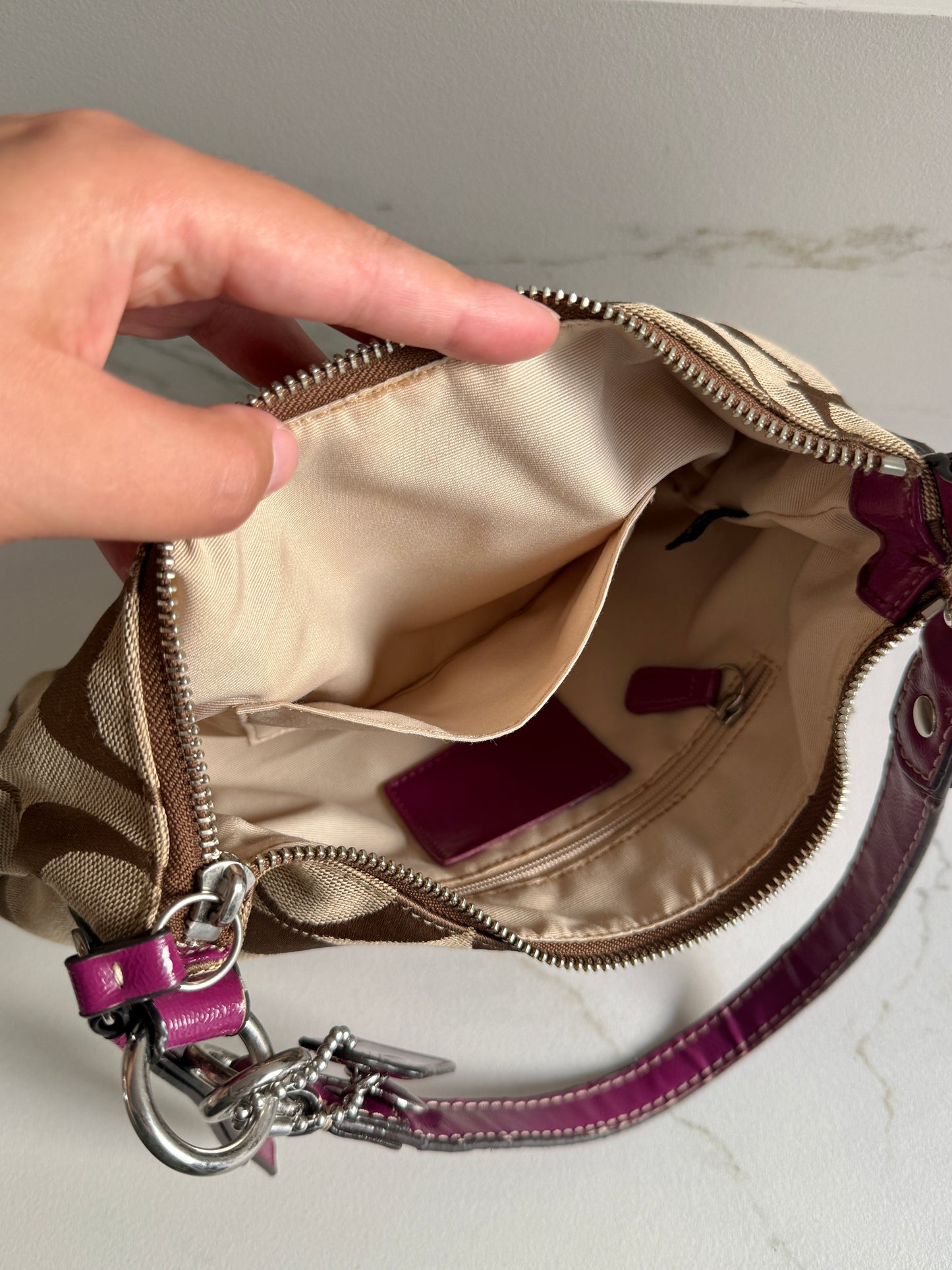 Rare Coach Signature Shoulder Bag