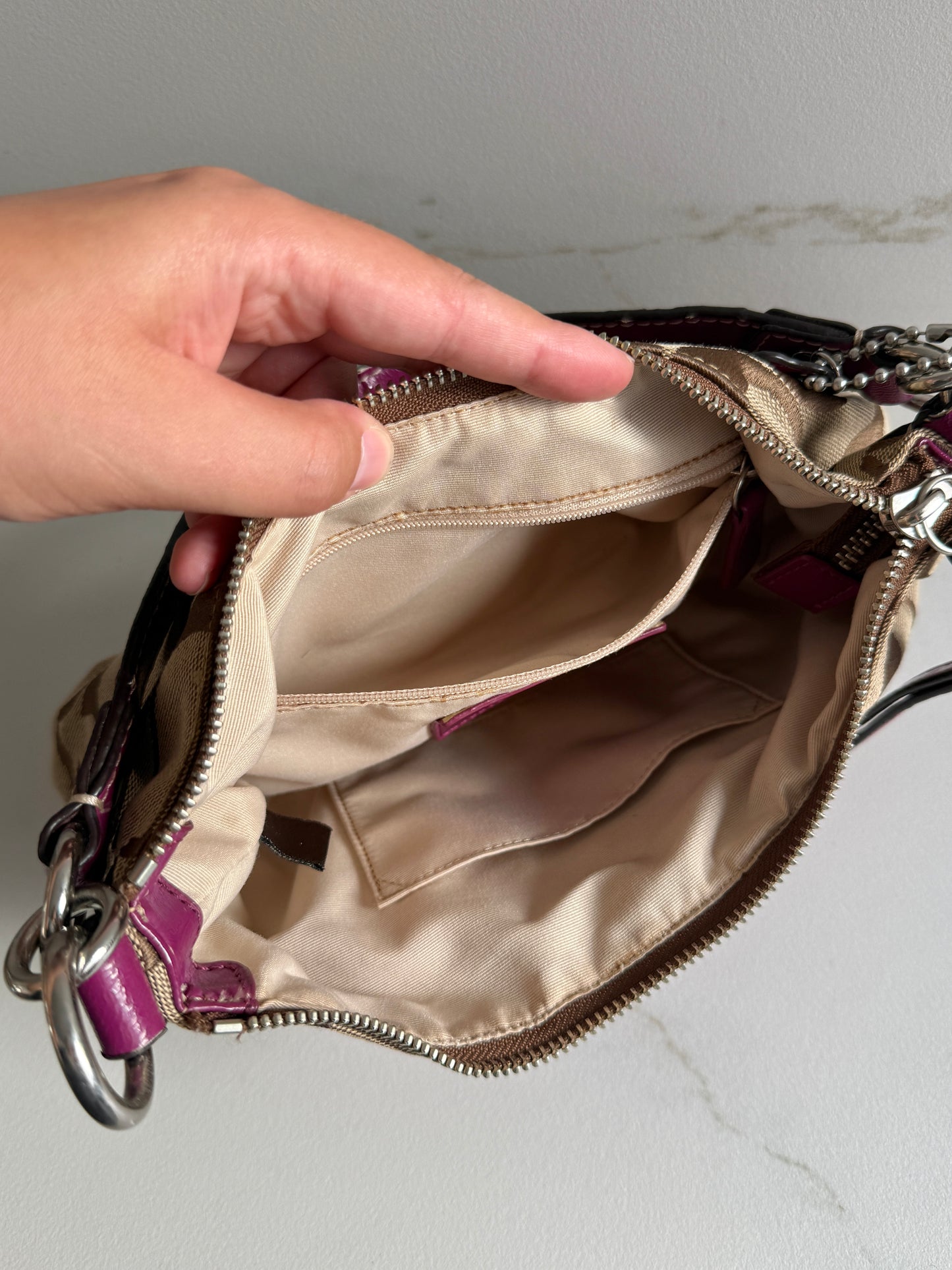 Rare Coach Signature Shoulder Bag