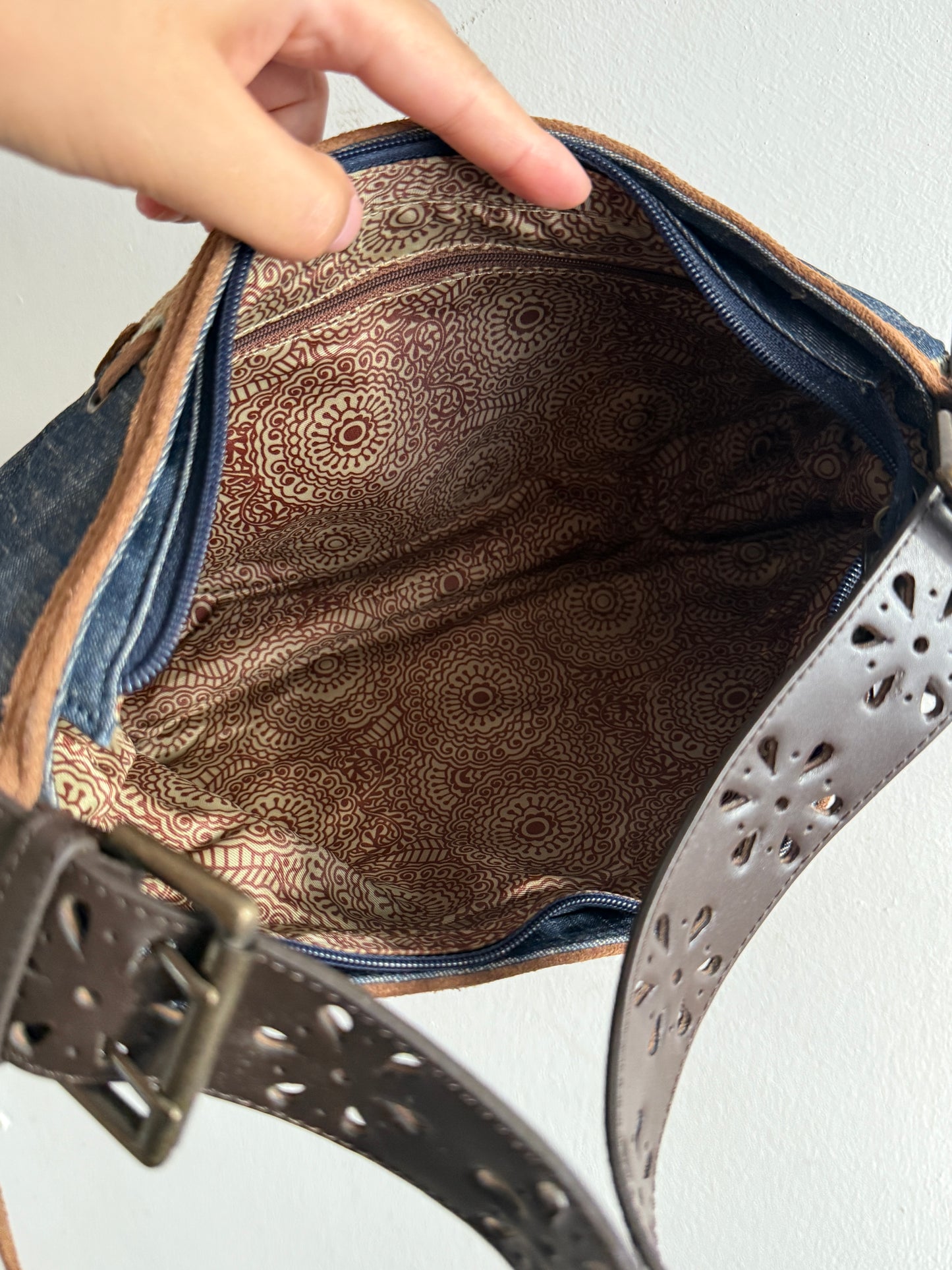 Super Rare Guess Denim Shoulder Bag