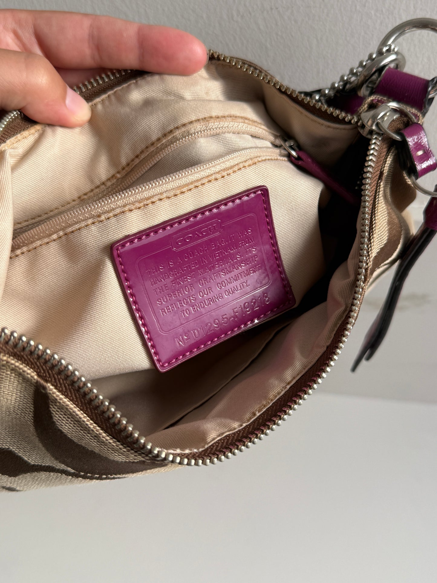 Rare Coach Signature Shoulder Bag