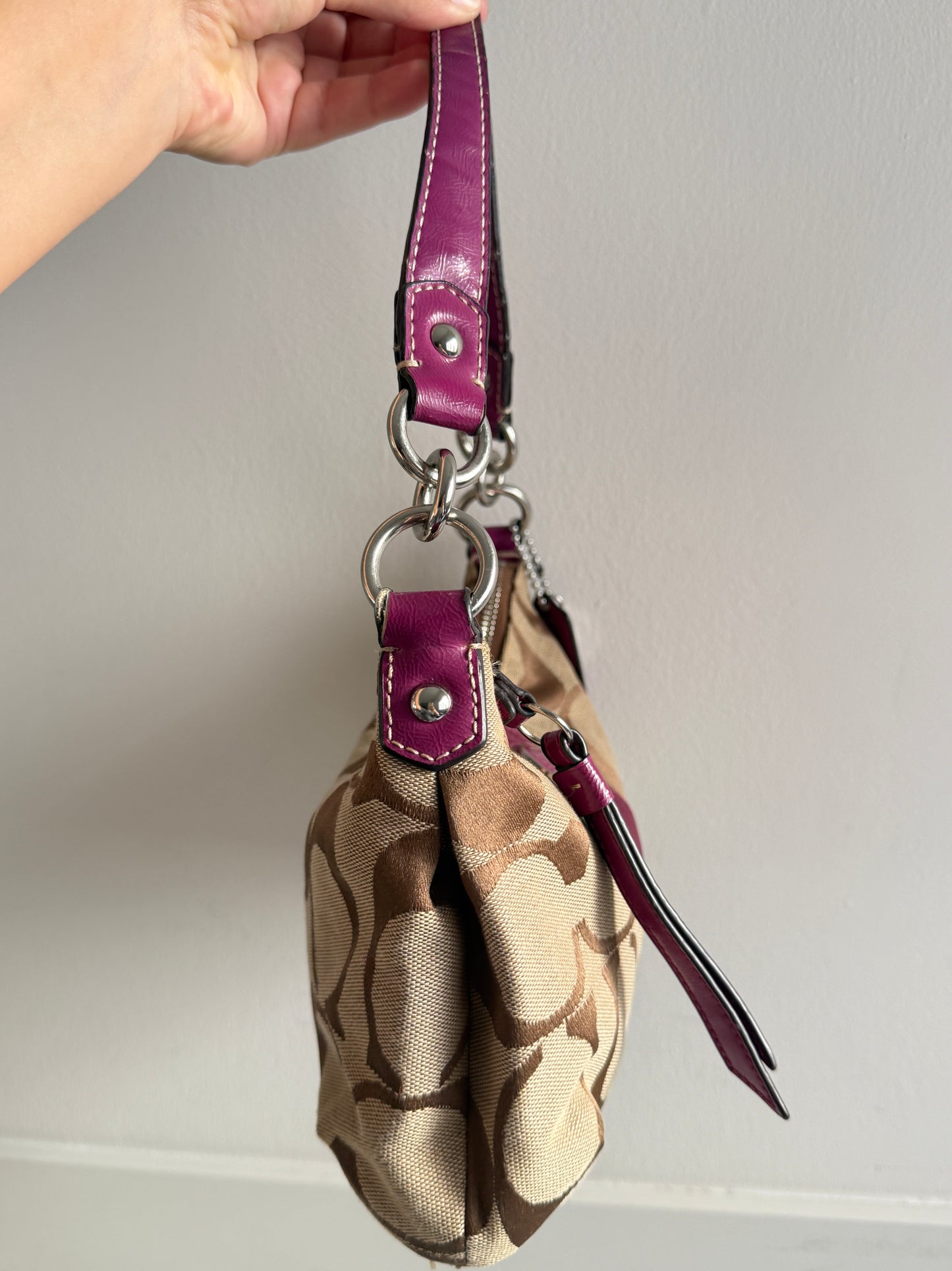 Rare Coach Signature Shoulder Bag