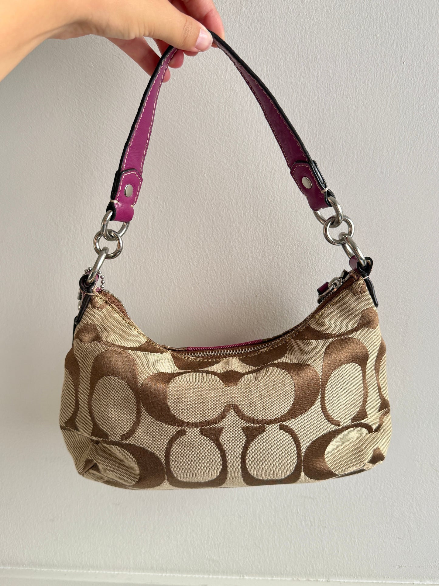 Rare Coach Signature Shoulder Bag
