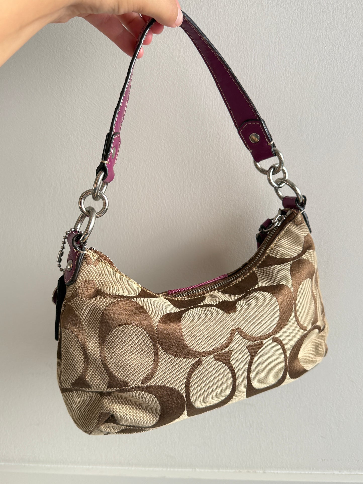 Rare Coach Signature Shoulder Bag