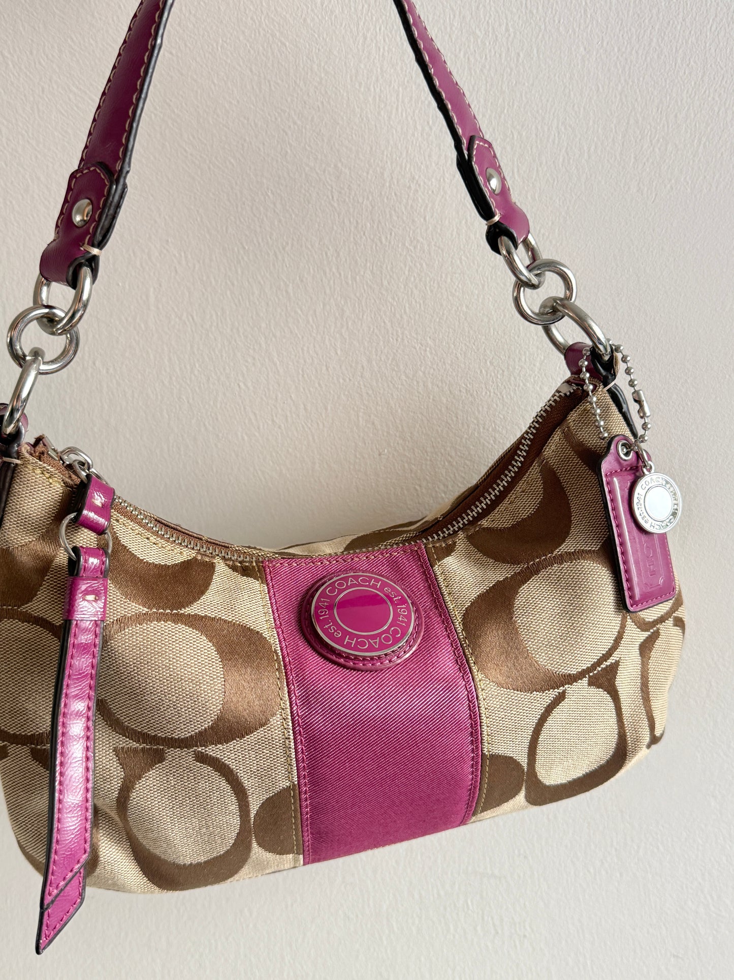 Rare Coach Signature Shoulder Bag