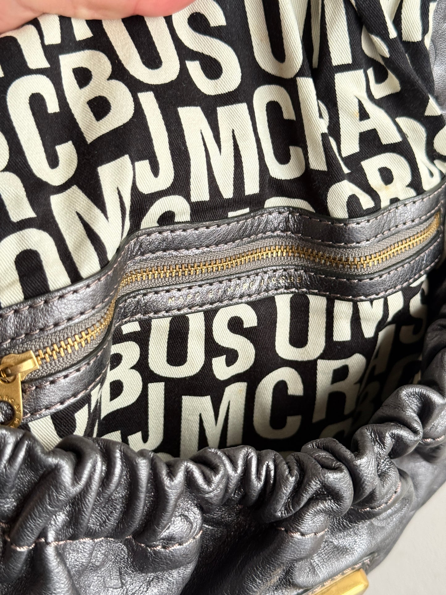 Super Rare Marc by Marc Jacobs Dreamy Logo Linda Shoulder Bag
