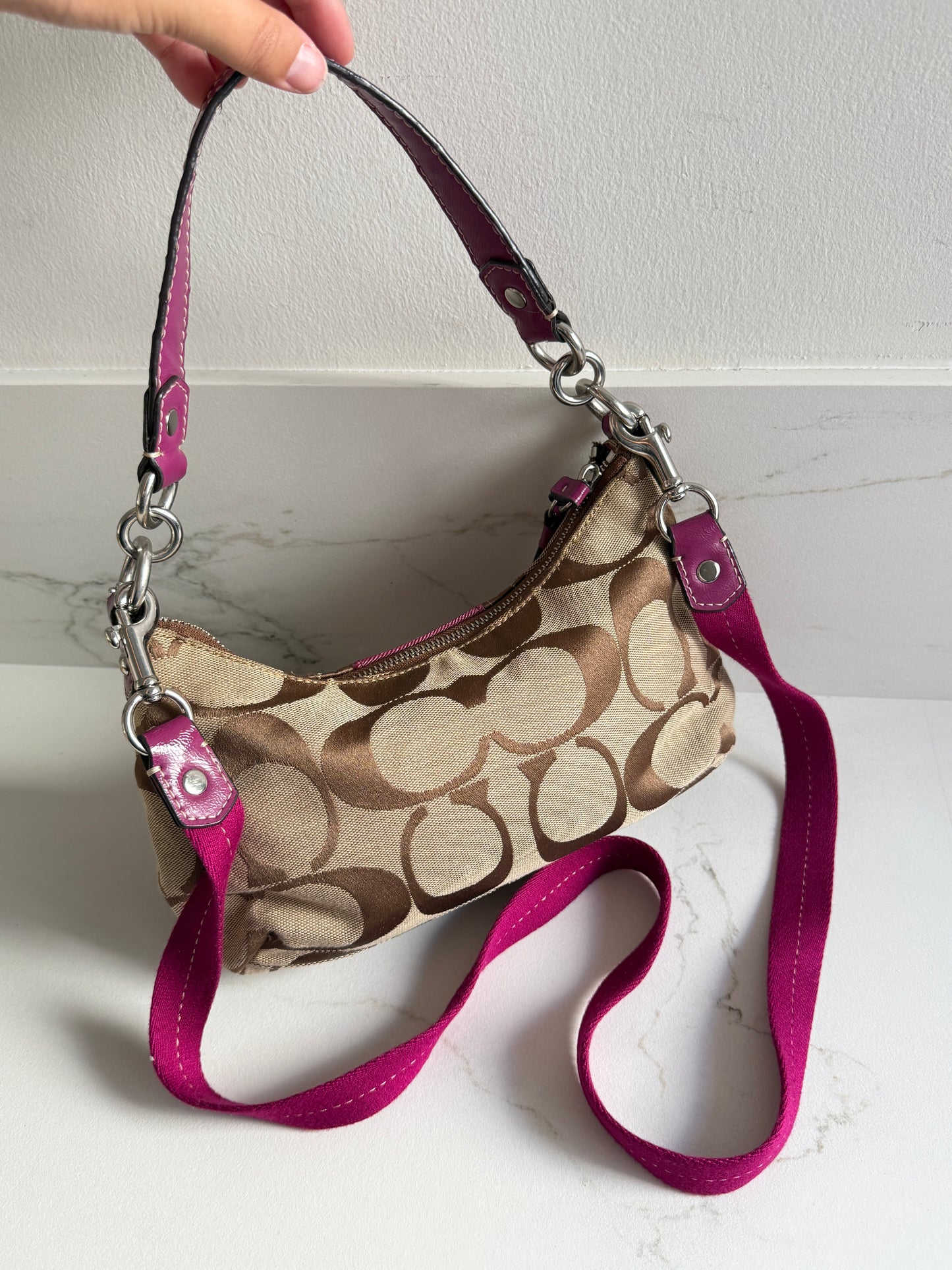 Rare Coach Signature Shoulder Bag